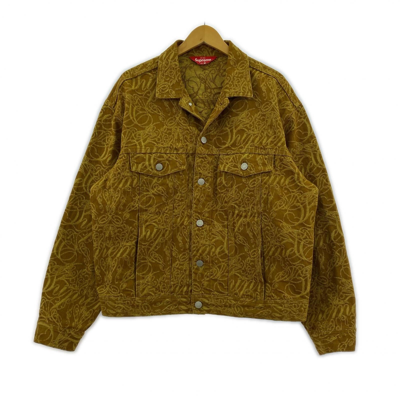ジャケット 22AW SCRIPT JACQUARD DENIM JACKET M M
