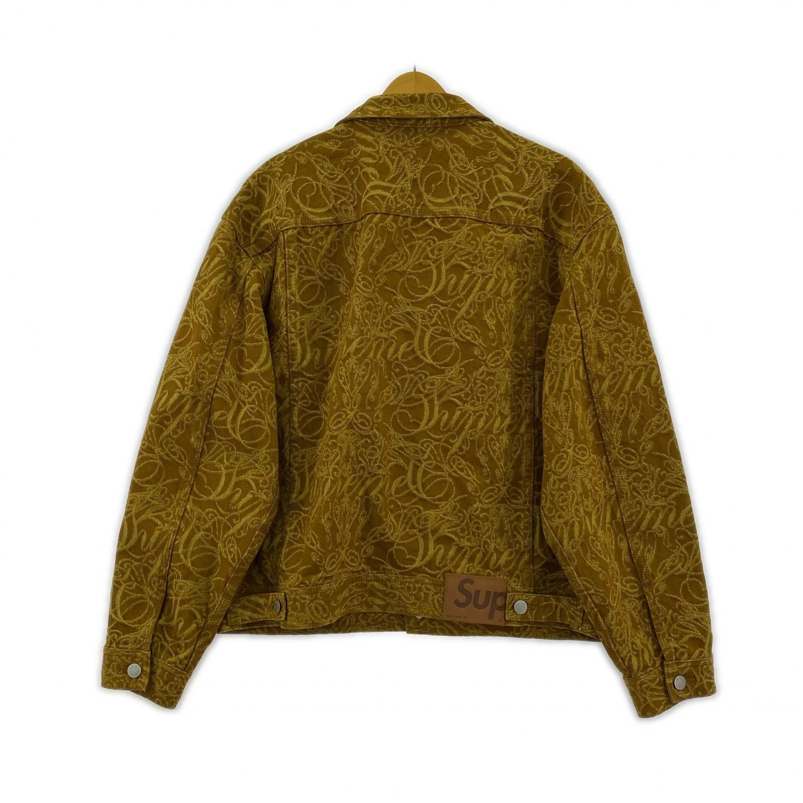 ジャケット 22AW SCRIPT JACQUARD DENIM JACKET M M