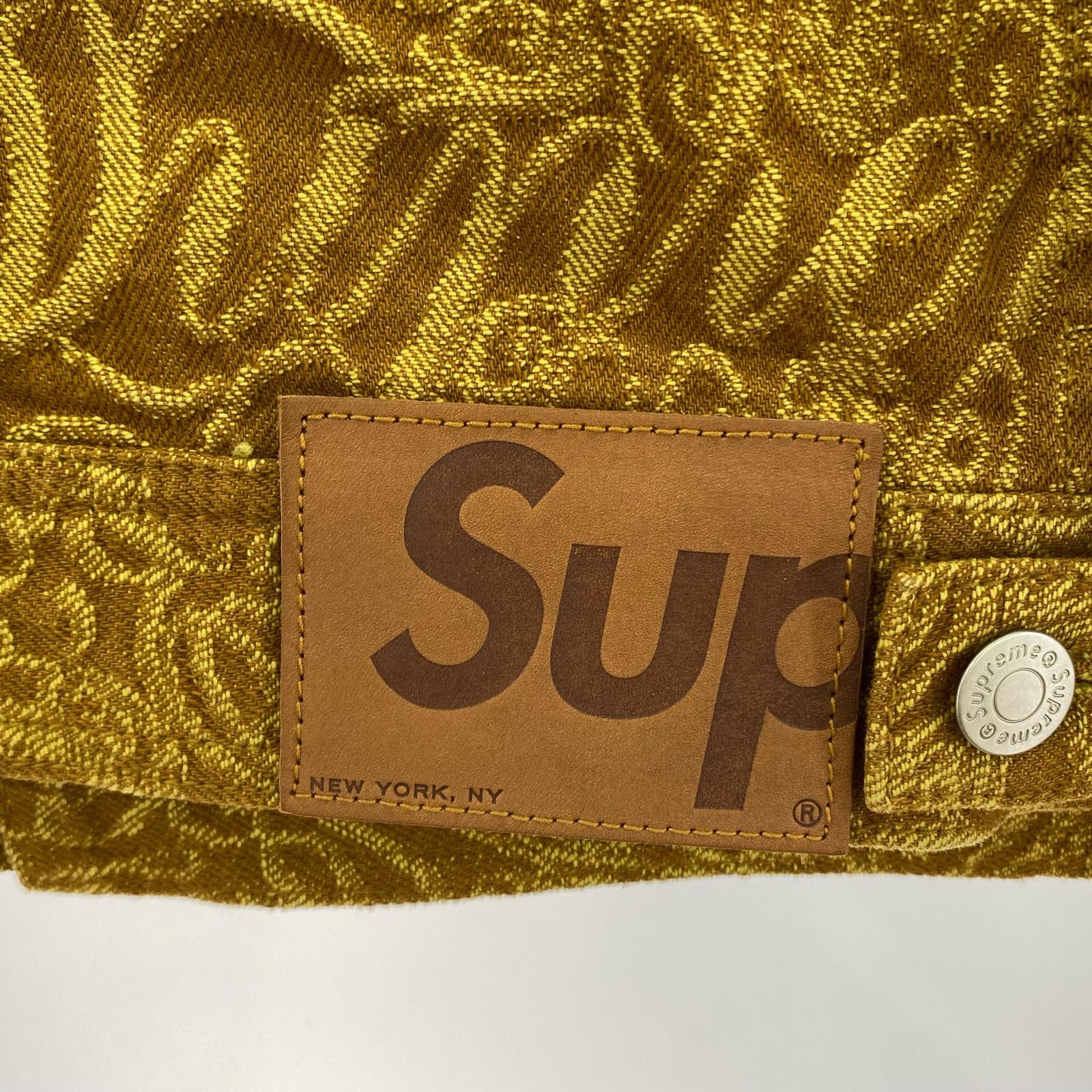 ジャケット 22AW SCRIPT JACQUARD DENIM JACKET M M