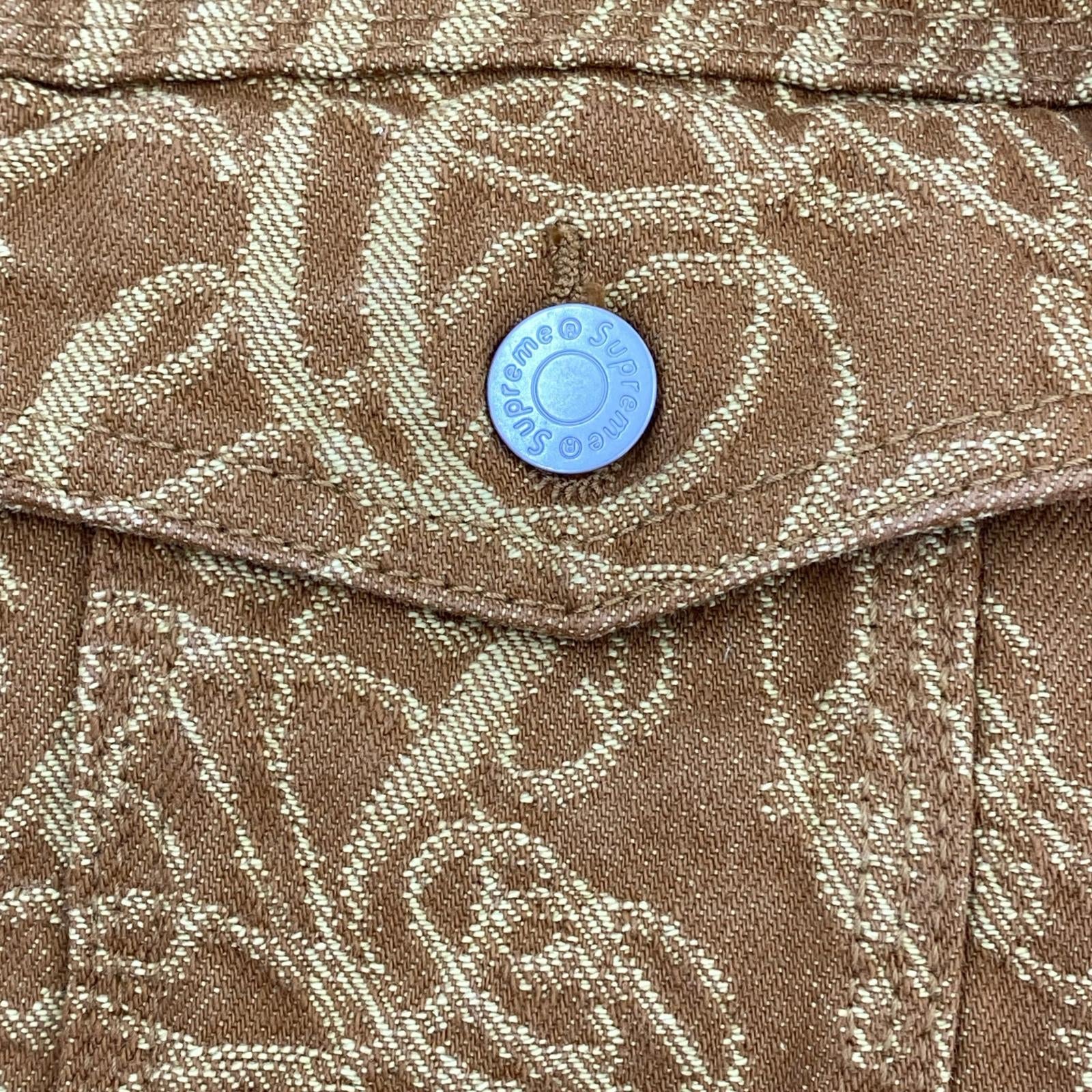 ジャケット 22AW SCRIPT JACQUARD DENIM JACKET M M