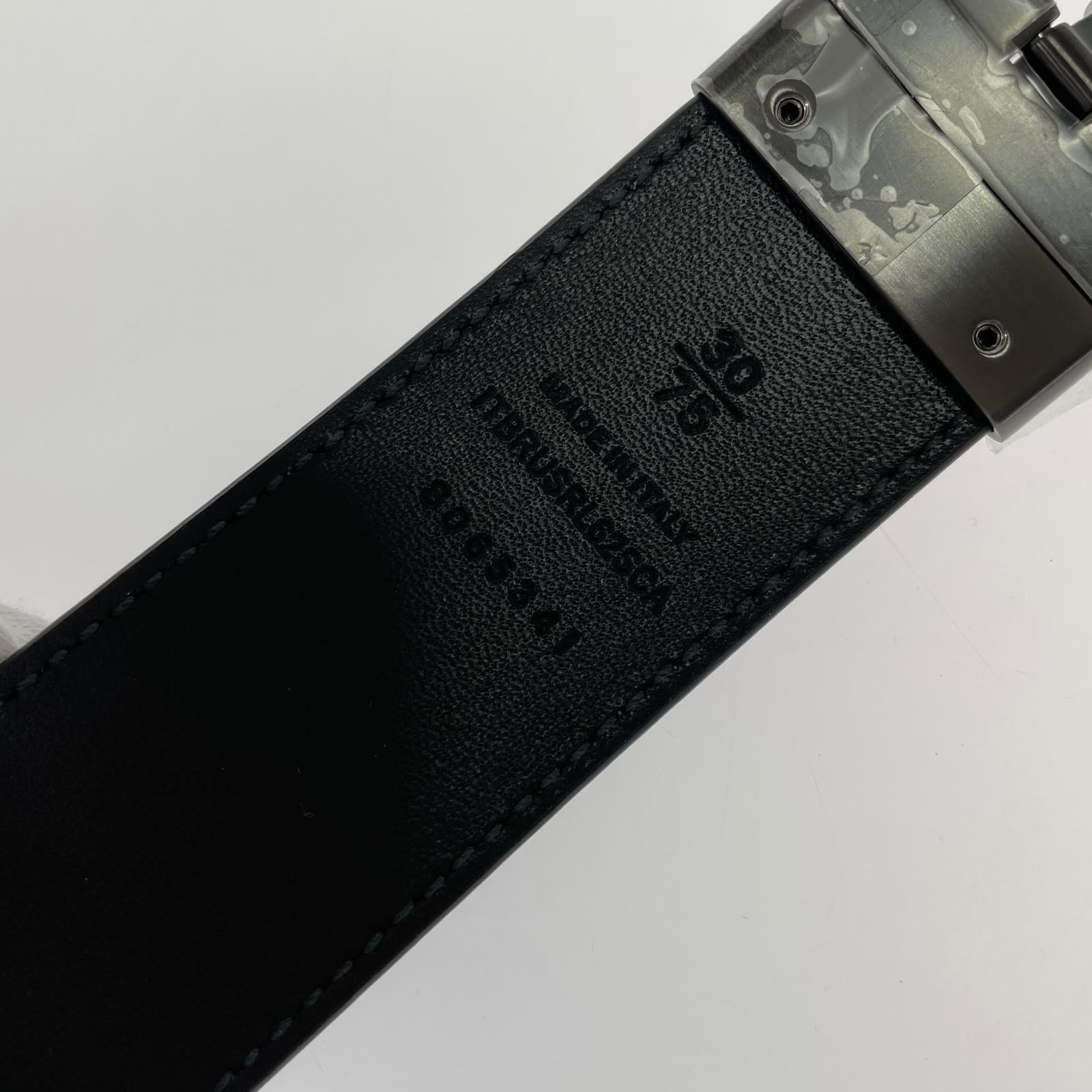 その他アクセサリー 総柄レザーベルト BLK ブラック