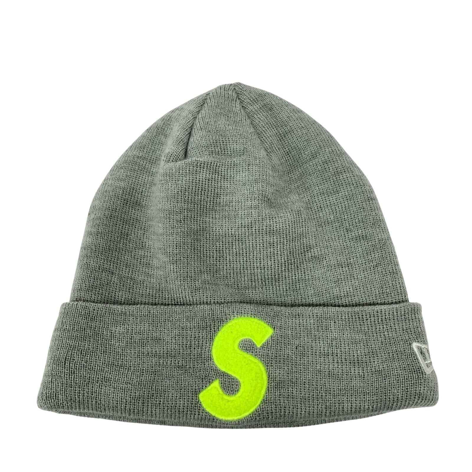 ニットキャップ 19AW NEW ERA S Logo Beani グレー