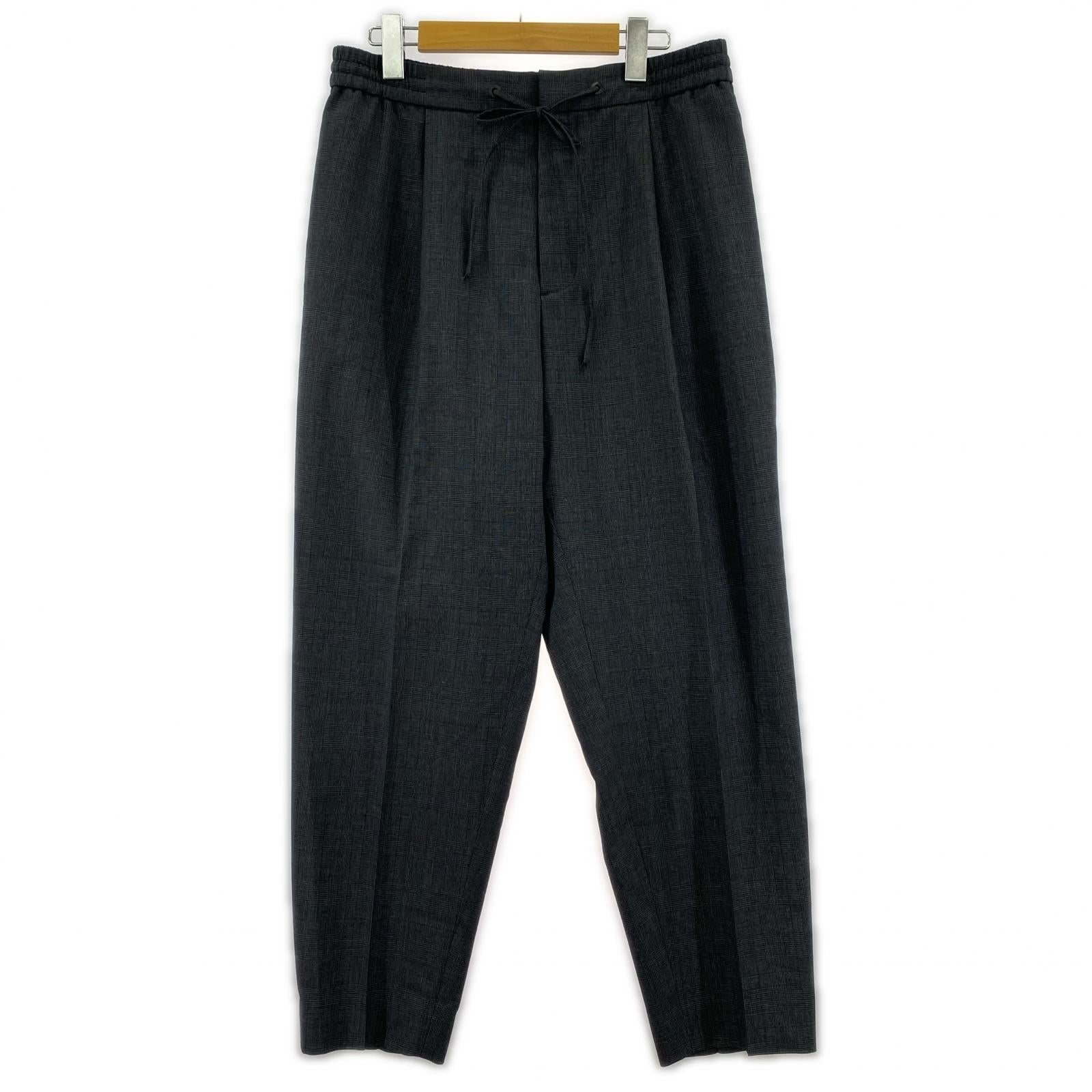 パンツ トロピカル テーパード イージーパンツ グレー ブラック