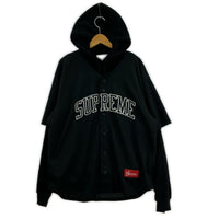パーカー 25AW Hooded Baseball Jersey L ブラック
