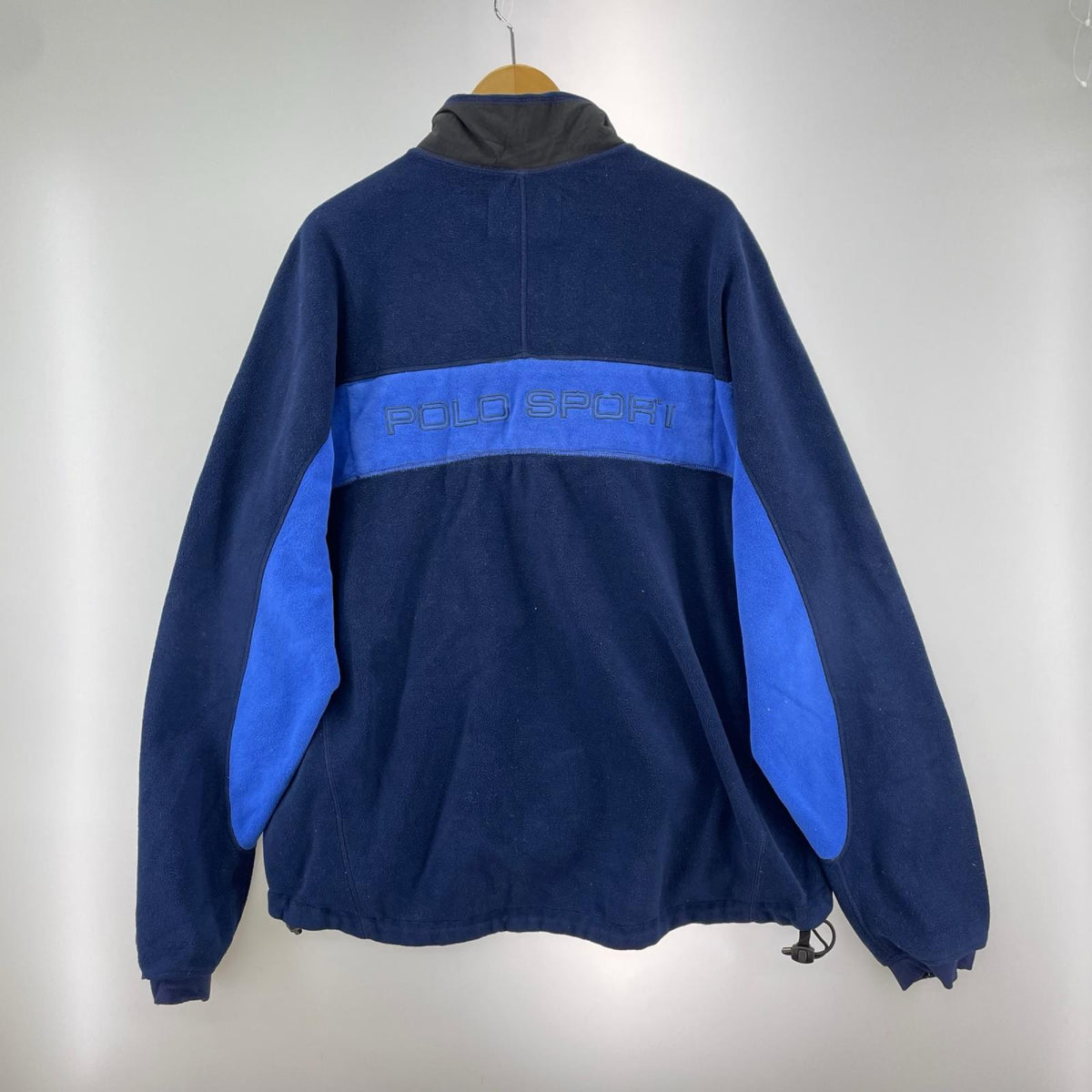 ジャケット 90s POLO SPORT ﾌﾘｰｽｼﾞｬｹｯﾄ（XL） ネイビー