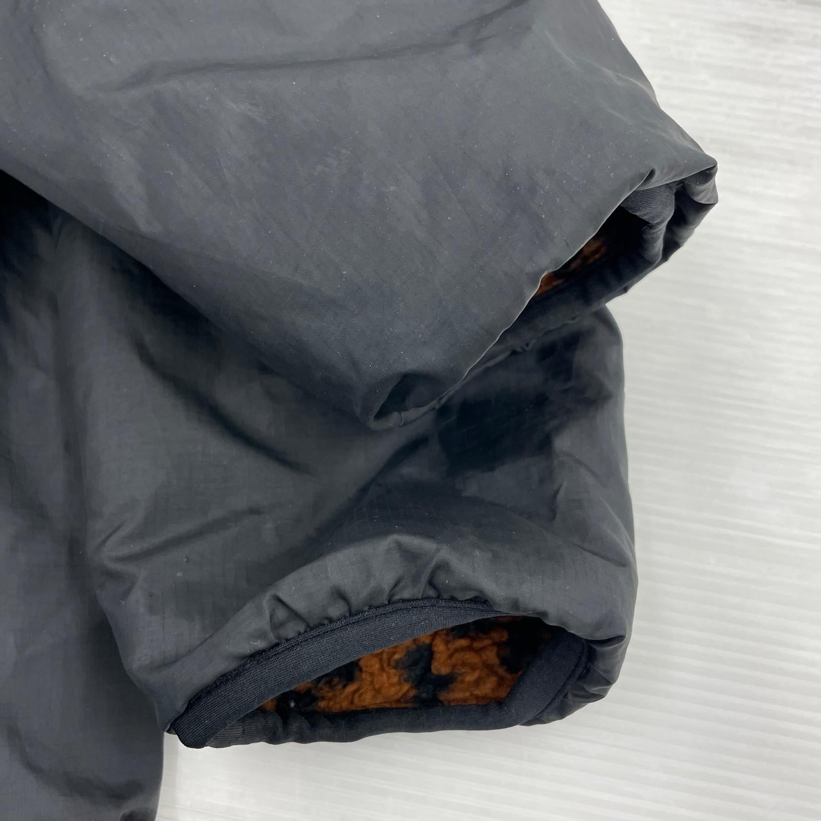 ブルゾン REVERSIBLE LEOPARD BOA FLEECE JACKET L L