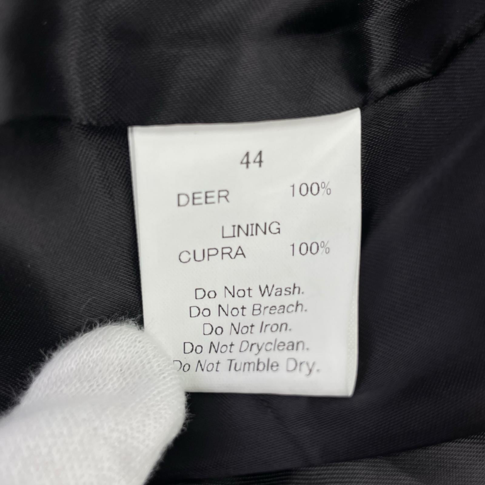 ジャケット FINE CREEK&CO “Arcadia” DEER SKIN ブラック