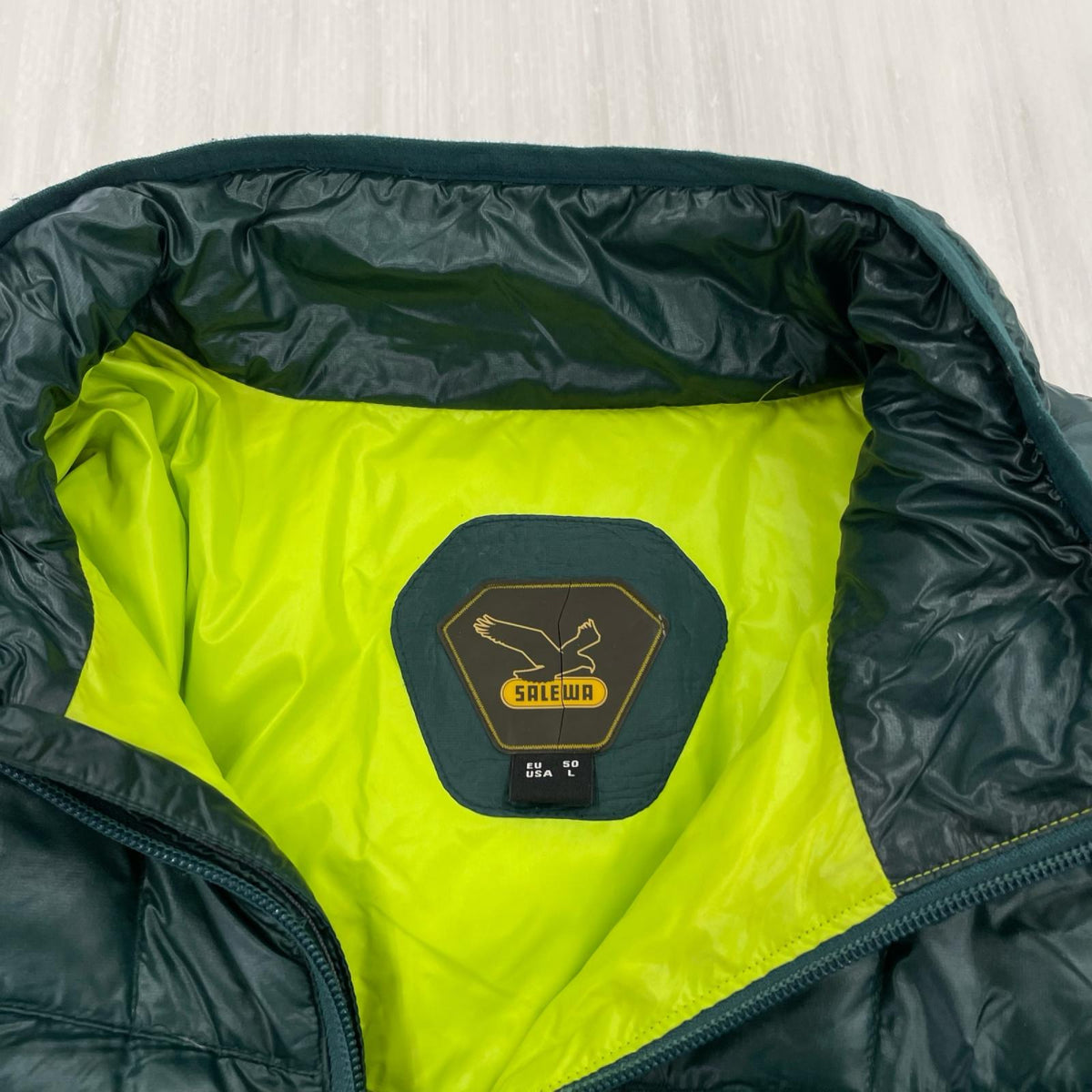 ダウンジャケット salewa light down jacket L GRN L グリーン