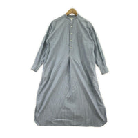 ドレス LENO BAND COLLAR PULLOVER DRESS BLU 00 ブルー