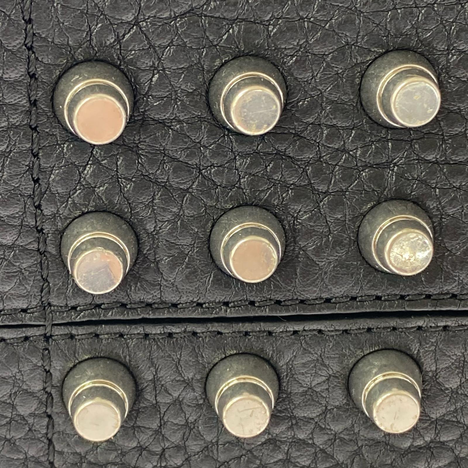 ショルダーバッグ LEATHER ショルダーバッグ ブラック ブラック