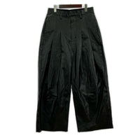 パンツ 24aw フェイクレザー Dear Baggy M ブラック