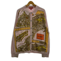 カーディガン 23aw Silk Map Cardigan L