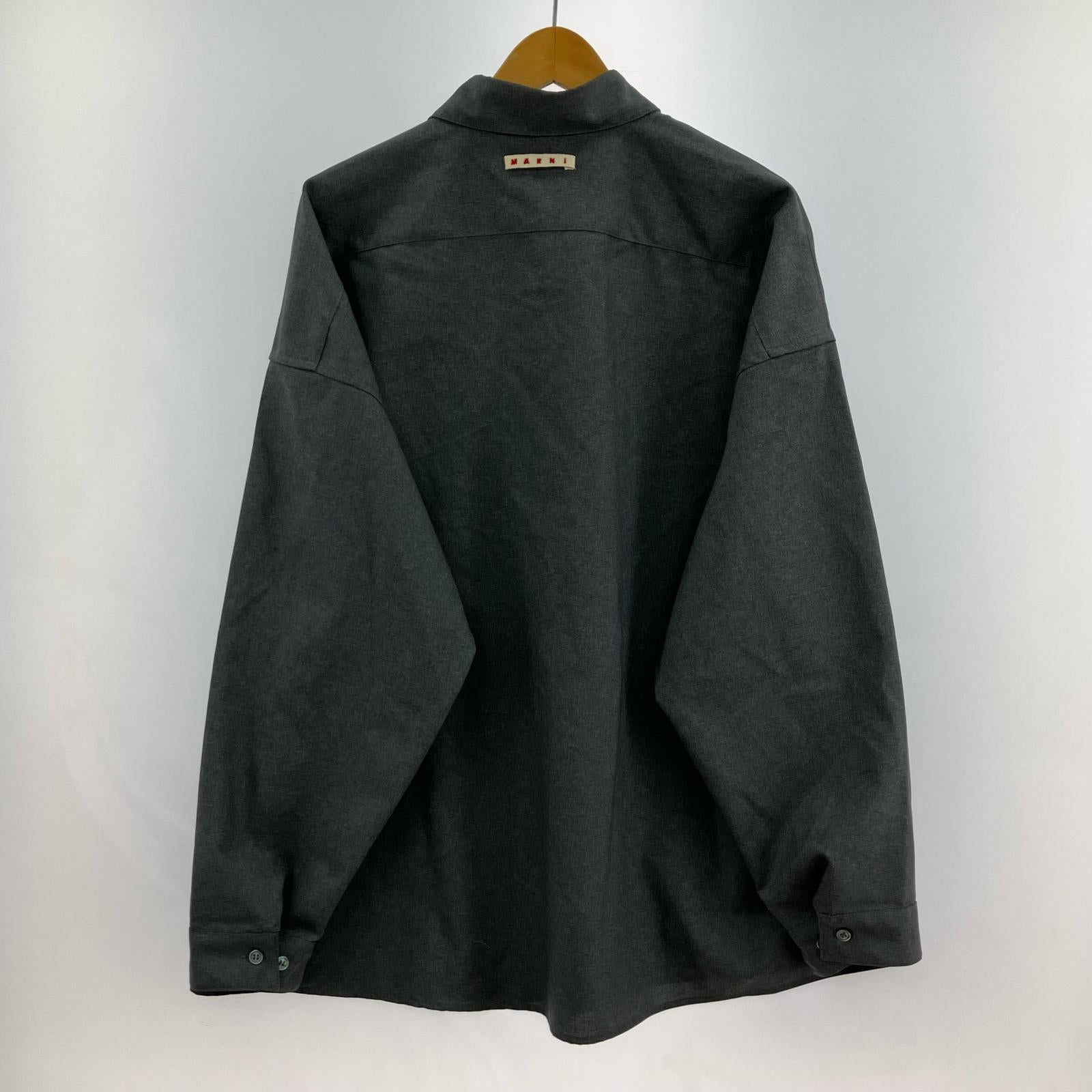 長袖シャツ ウールトロピカルシャツ 25SS グレー