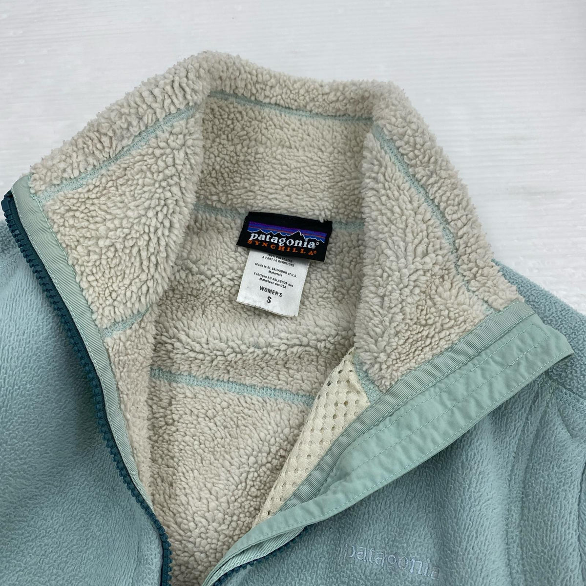 ジャケット BOA FLEECE ZIP UP LIGHT BLUE S ブルー