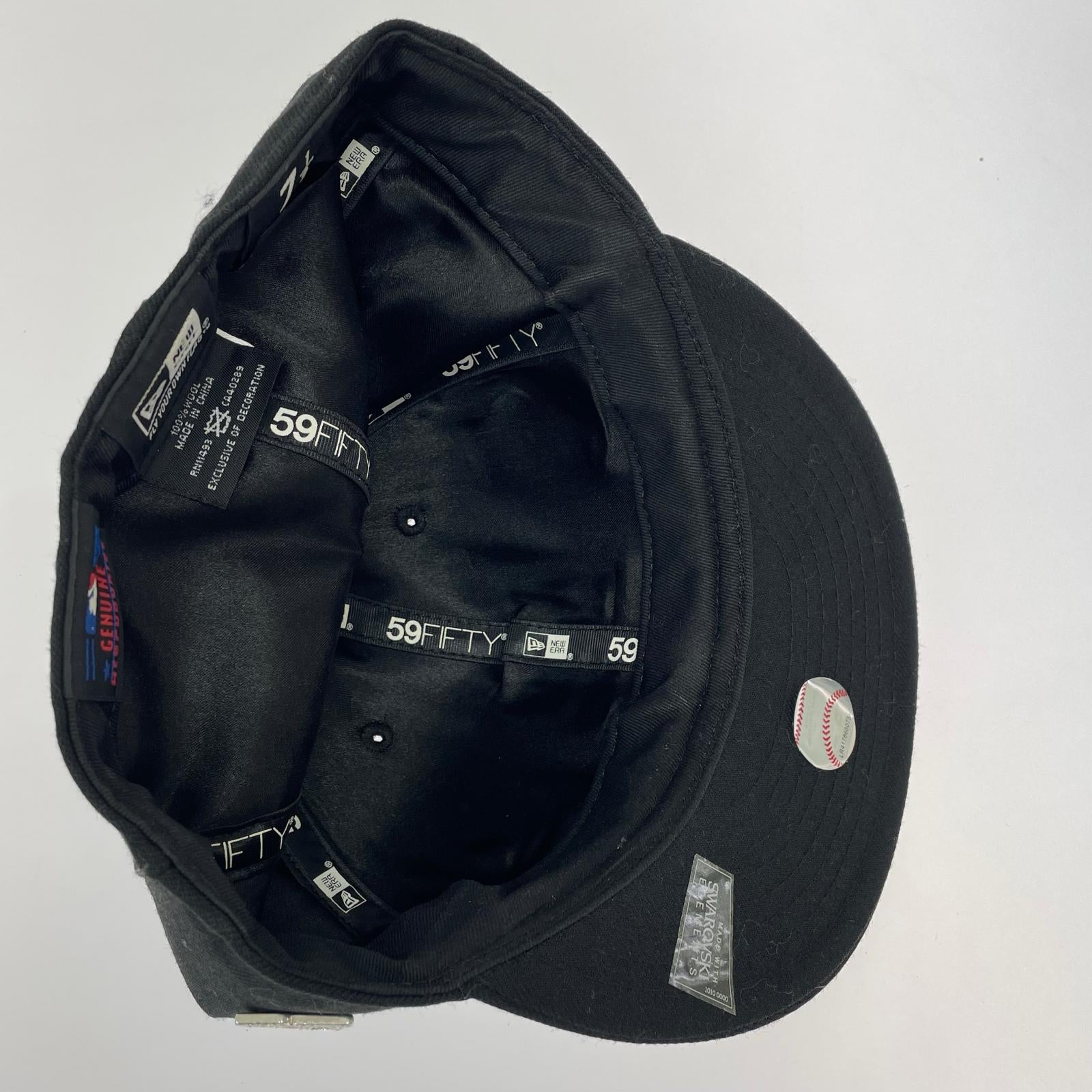 キャップ 59FIFTY Rhinestone Badge BLK ブラック