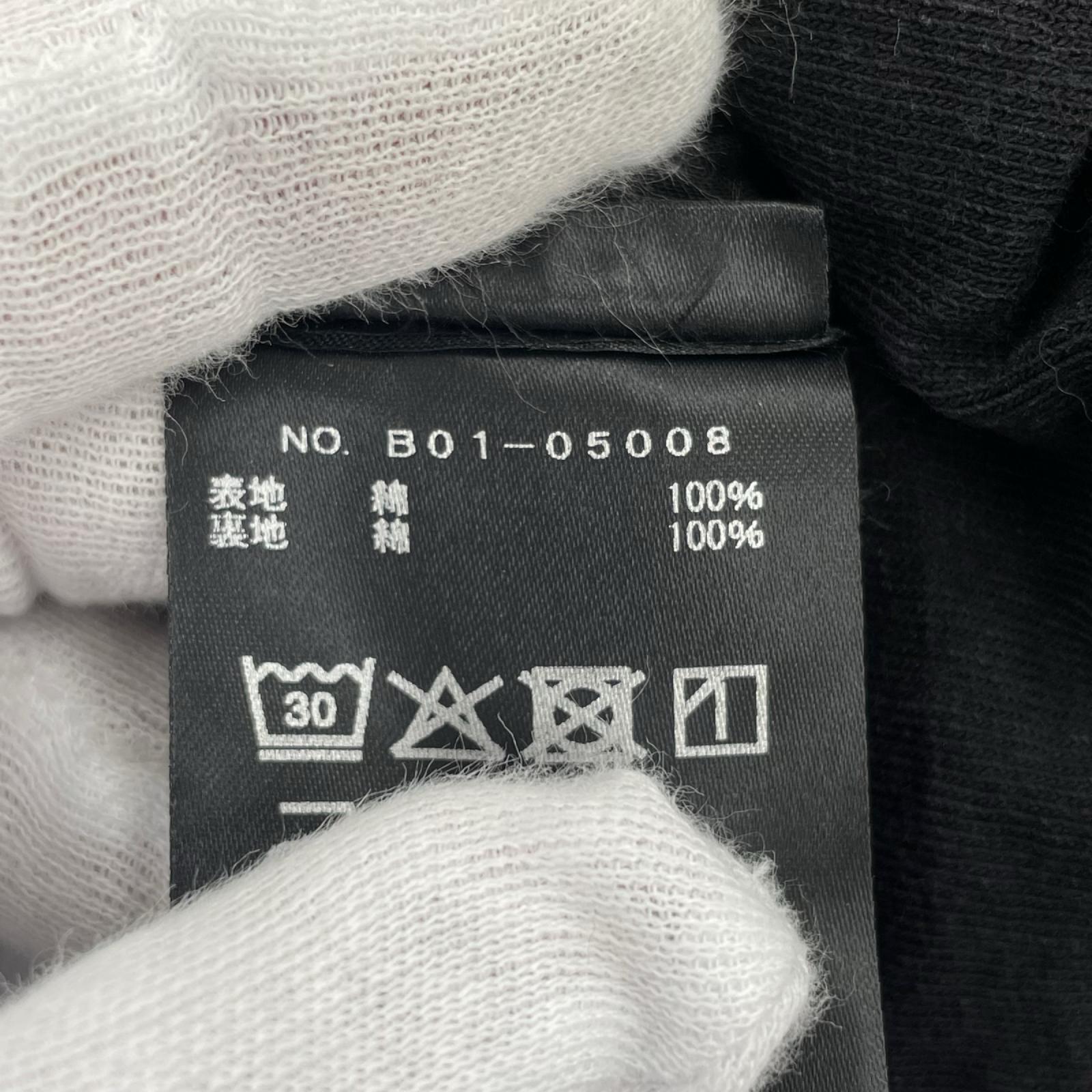 ジャケット 3 B01-05008 黒 コットン 3 ブラック