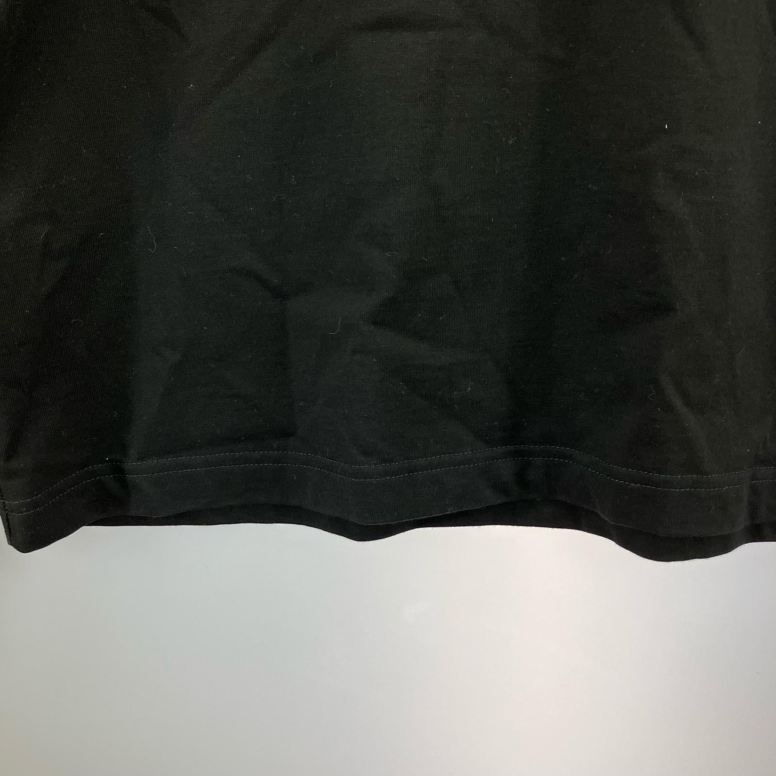 長袖Ｔシャツ ボックスロゴ 黒 L ブラック