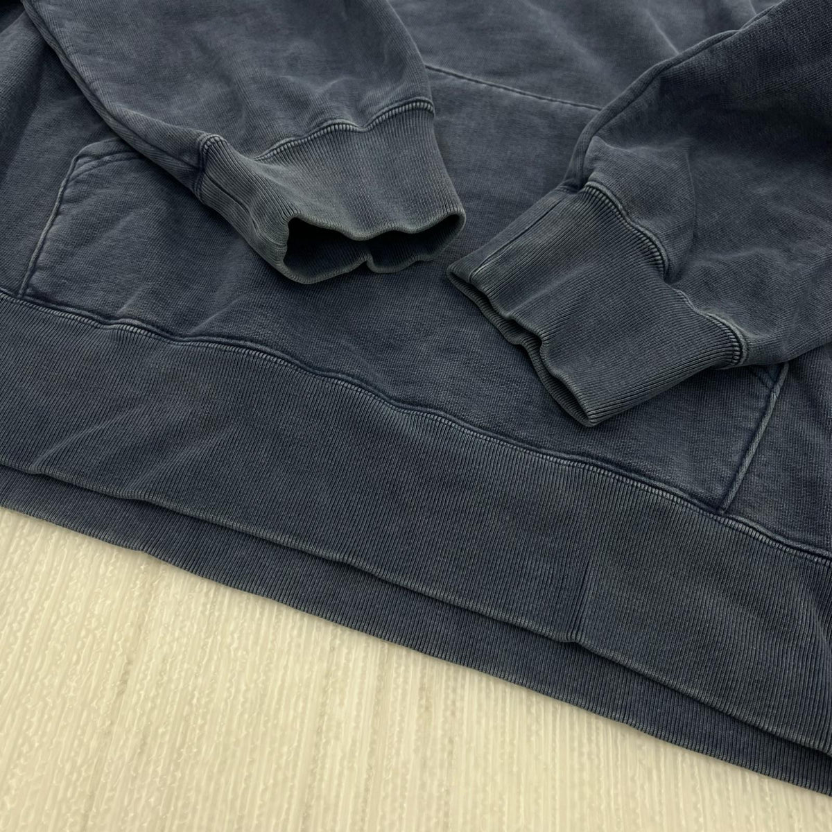 パーカー 19SS OVERDYED HOODED SWEATSHIRT ﾈｲﾋﾞｰ(L) L ネイビー
