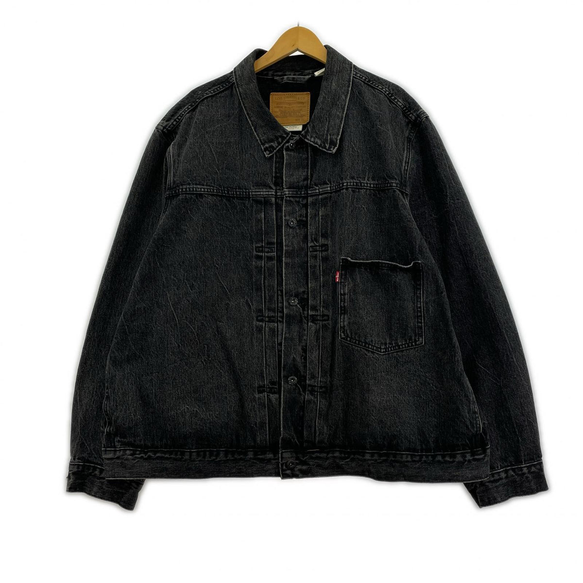 デニムジャケット EDIFICE 別注 30th TYPE 1 JACKET (XXL) ブラック