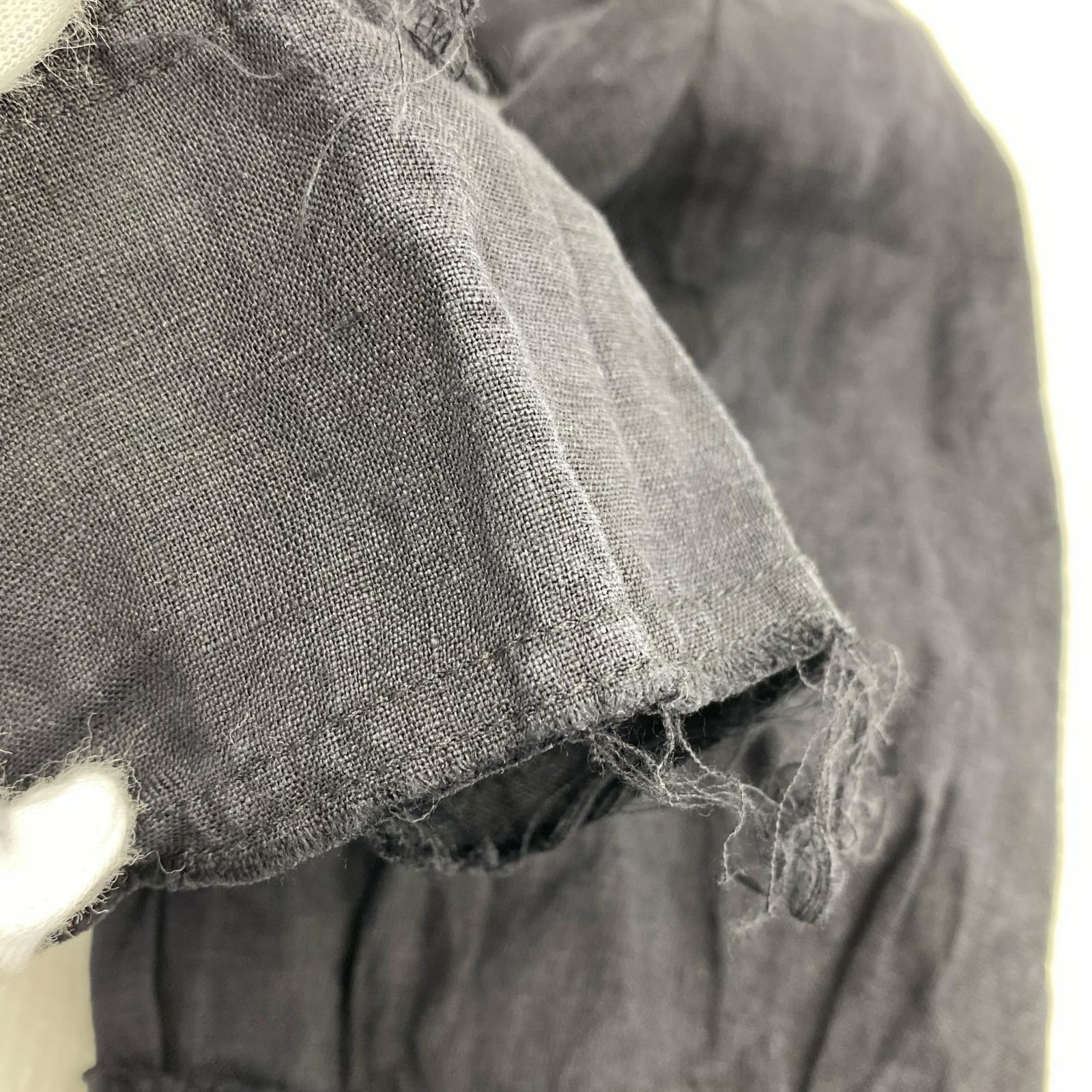 長袖シャツ GABRIELA COLL GARMENTS SOLBIATI リネンシャツ 2 黒 2 ブラック