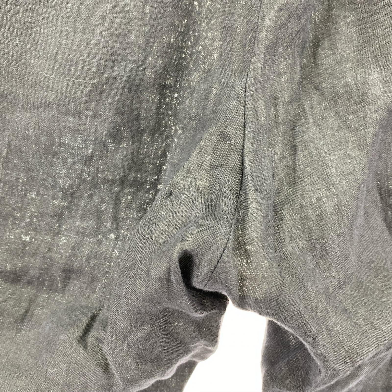パンツ GABRIELA COLL GARMENTS SOLBIATI リネンパンツ 2 黒 2 ブラック