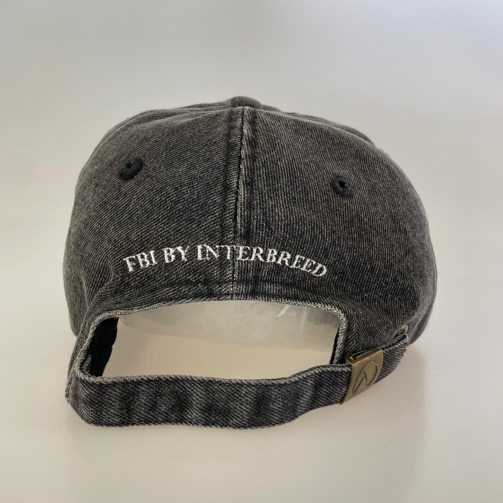 キャップ INTERBREED デニムキャップ ブラック