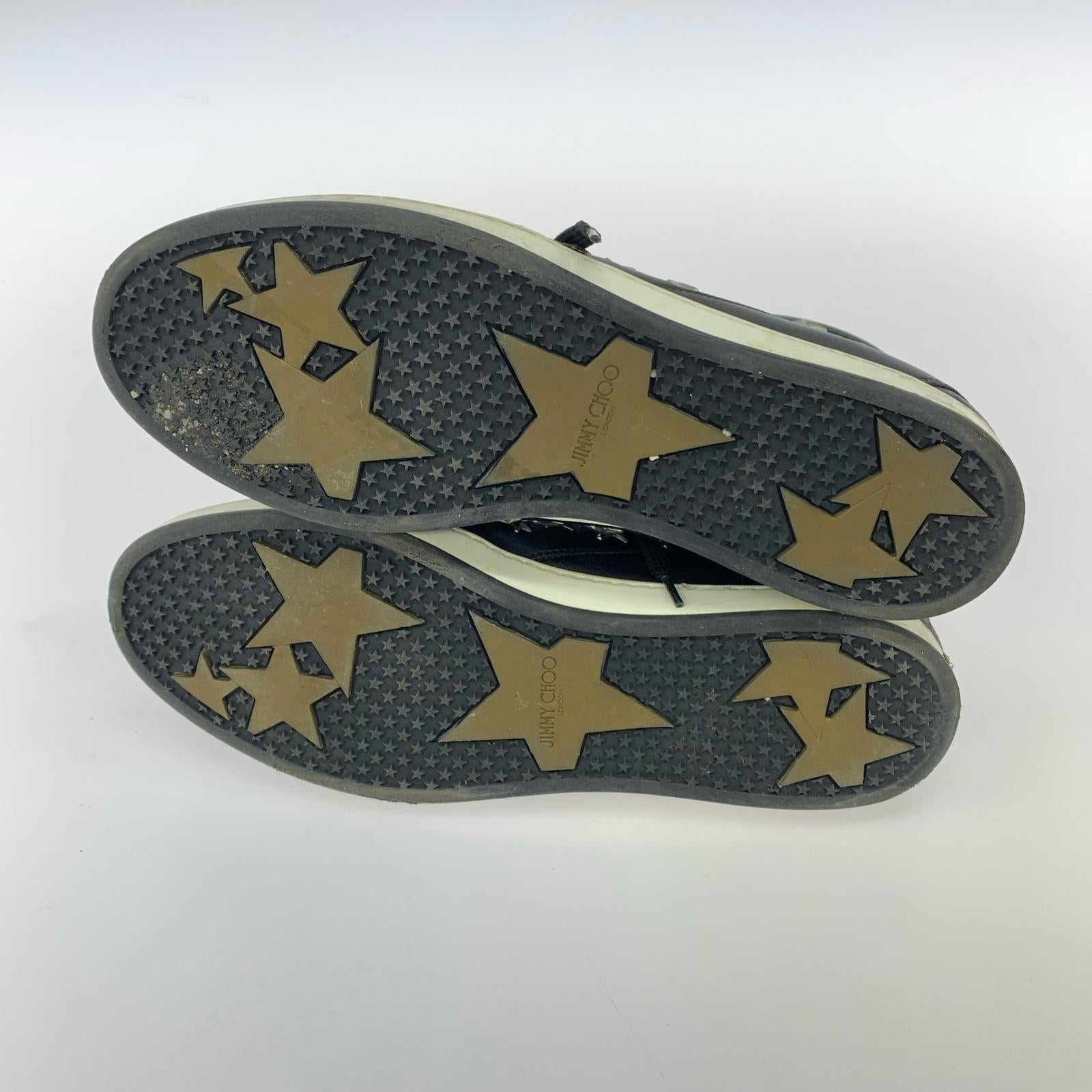 JIMMY CHOO スタッズスニーカー 40 ブラック