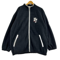 ジャケット KANSAI SPORT ﾄﾞﾗｺﾞﾝ刺繍ﾌﾘｰｽ L ﾌﾞﾗｯｸ L ブラック