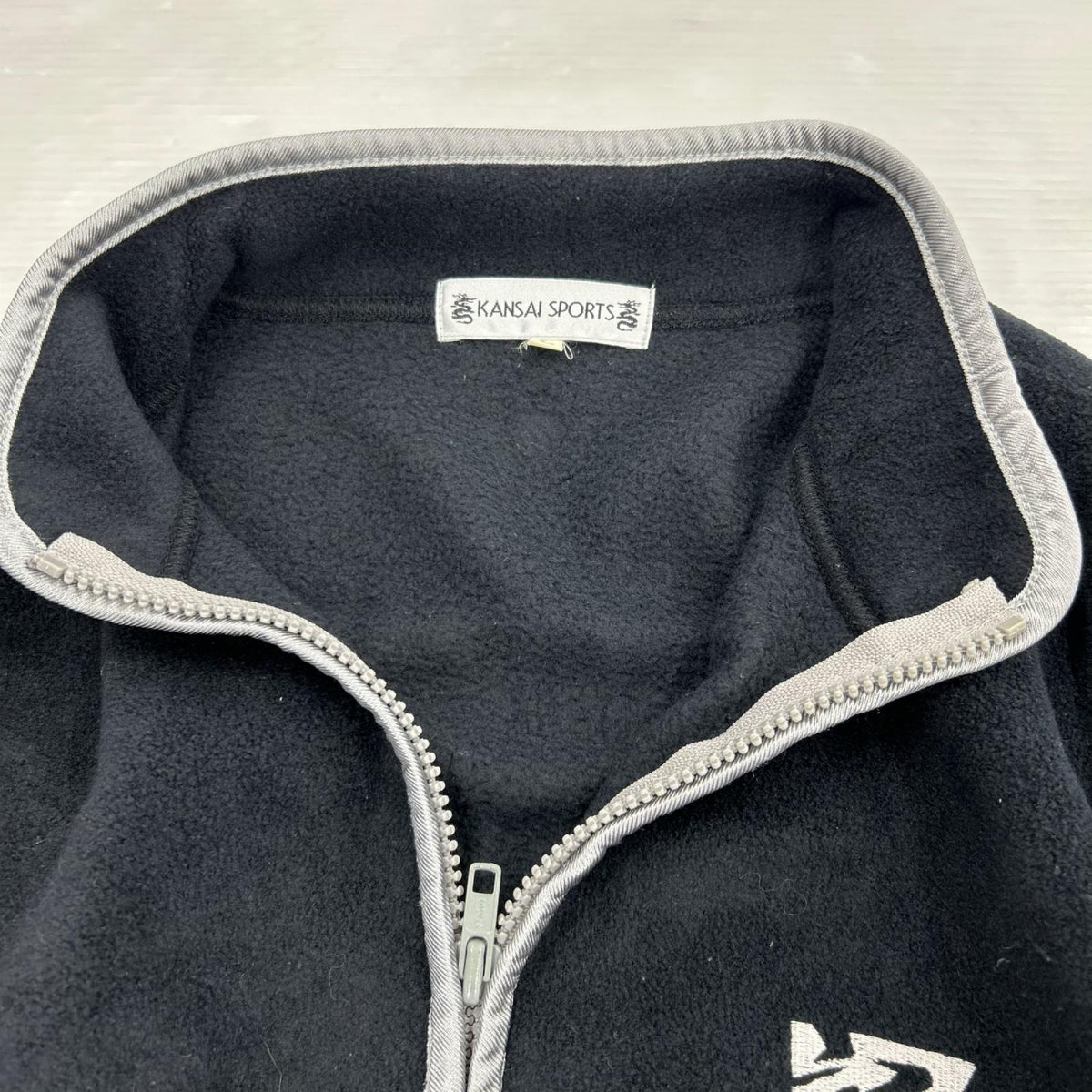ジャケット KANSAI SPORT ﾄﾞﾗｺﾞﾝ刺繍ﾌﾘｰｽ L ﾌﾞﾗｯｸ L ブラック