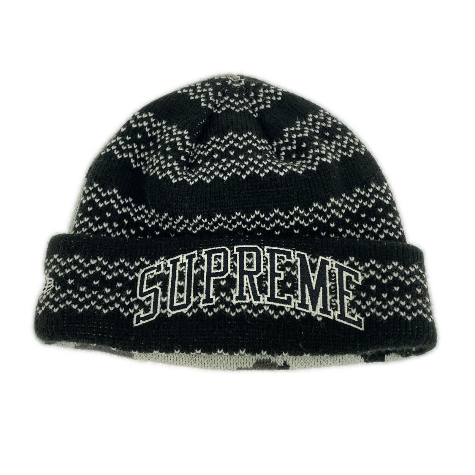 ニットキャップ ×NEW ERA ニット キャップ 黒 ブラック