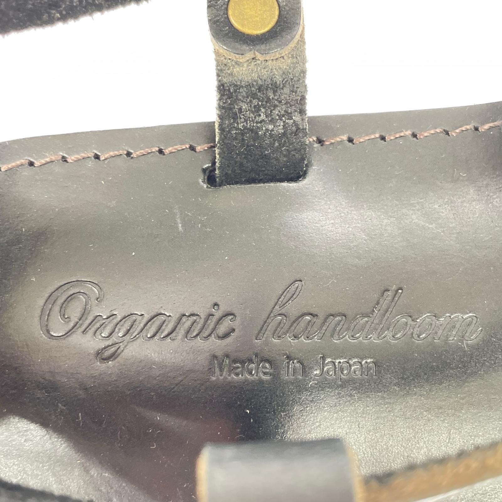 その他靴 organic handloom レザーサンダル 22 BLK ブラック