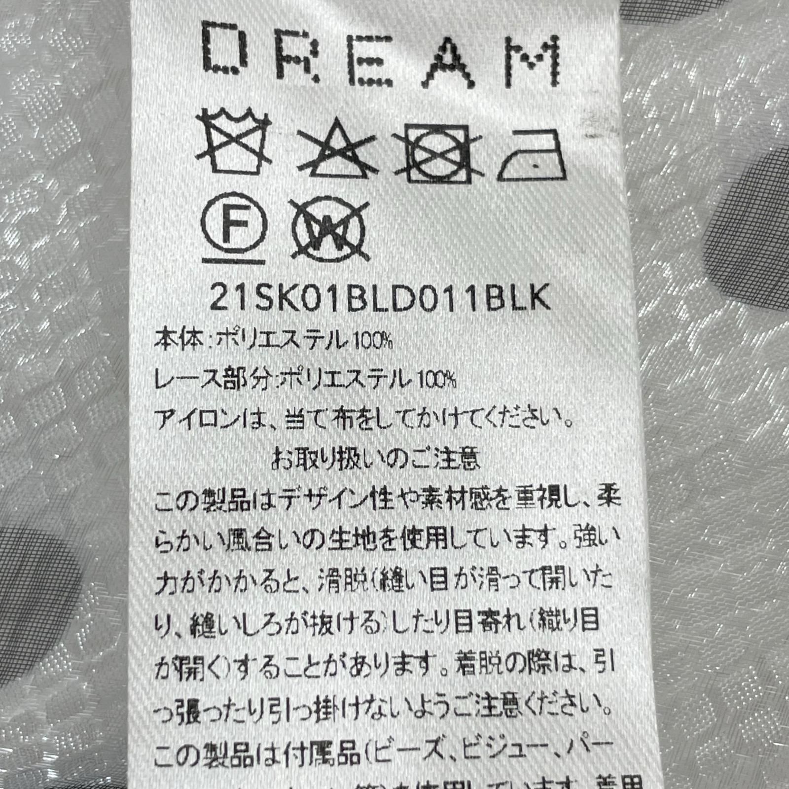 その他トップス dream sister jane シアーブラウス ドット (S) 白黒 S ブラック
