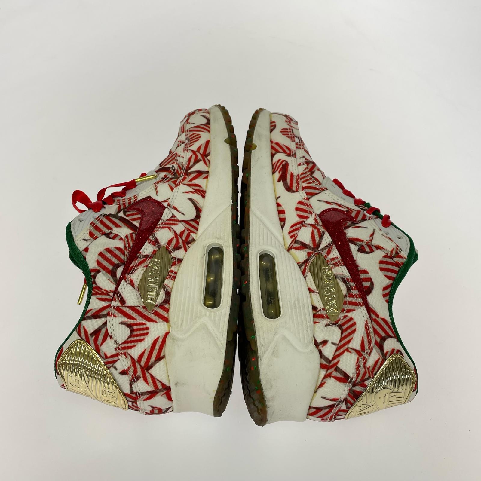 スニーカー WMNS AIR MAX 90 QS クリスマスカラー (24.5cm) 24.5cm (US6 1/2 UK6 EU39) レッド