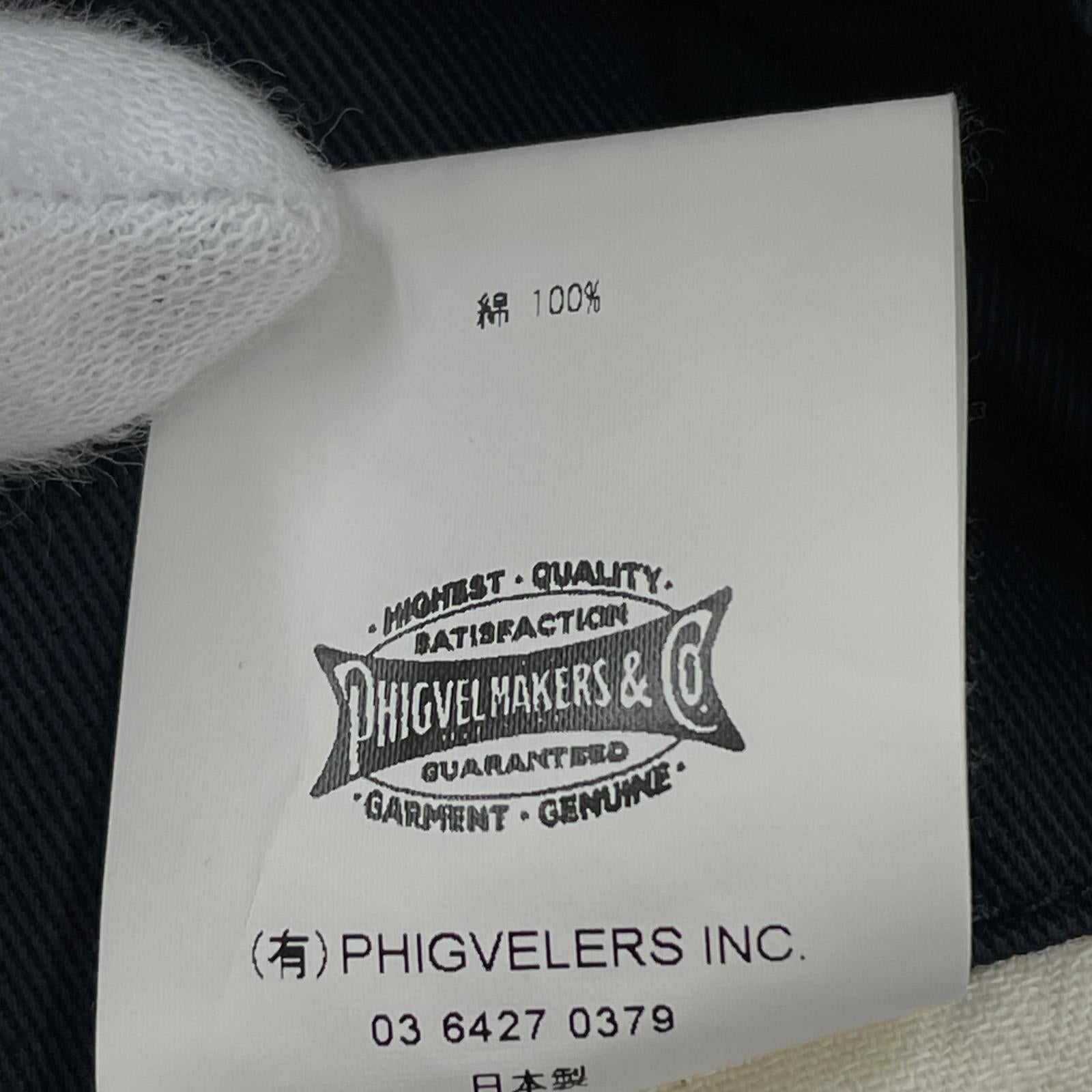 パンツ phigvel makers & co　チノパンツ 3 ネイビー