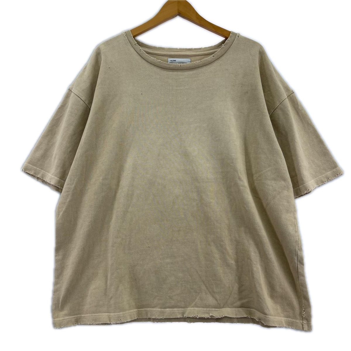 半袖Ｔシャツ ALONE inc　半袖　ｽｳｪｯﾄ 3 ベージュ