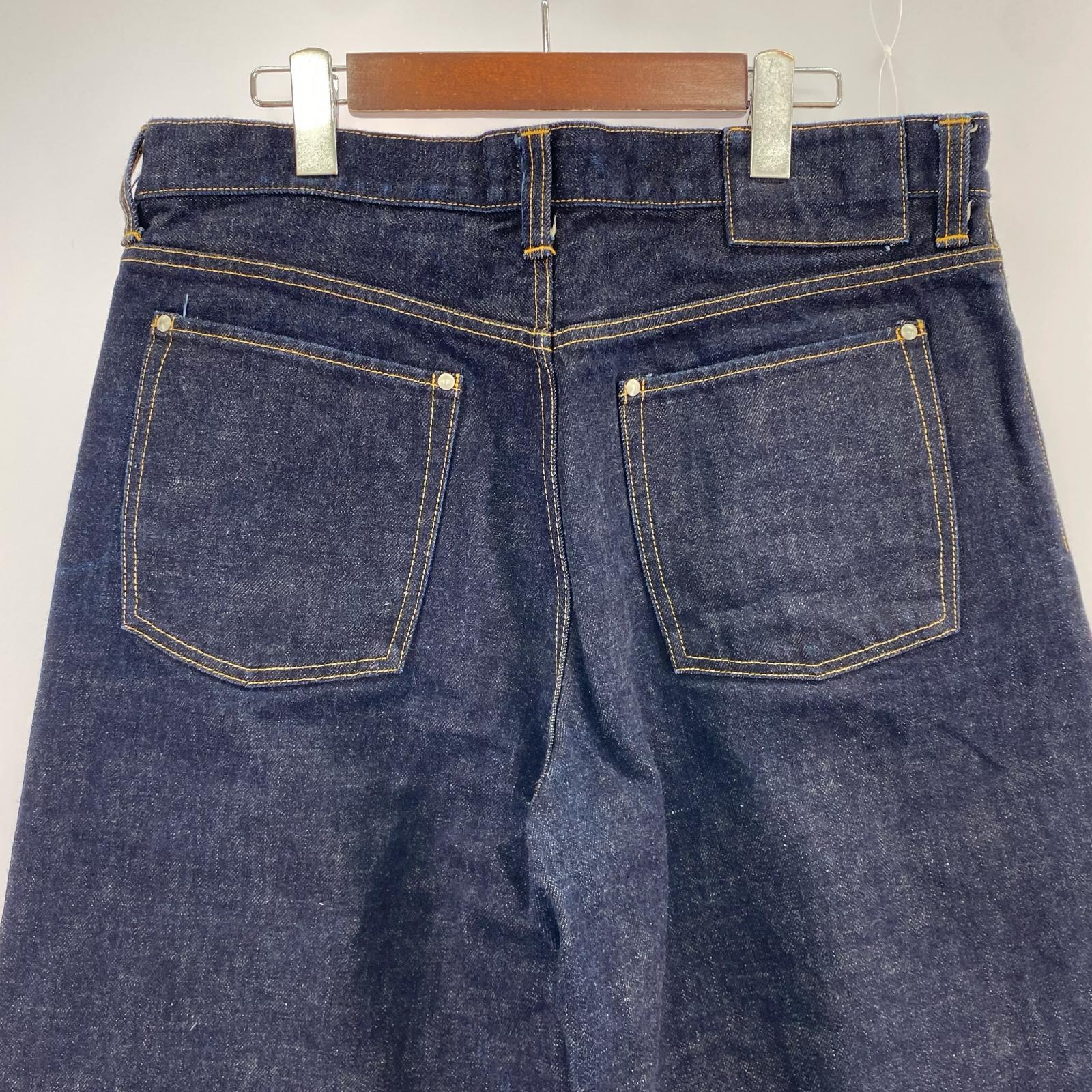 デニムパンツ TATTOO STUDIO YAMADA WIDE STRAIGHT ブルー