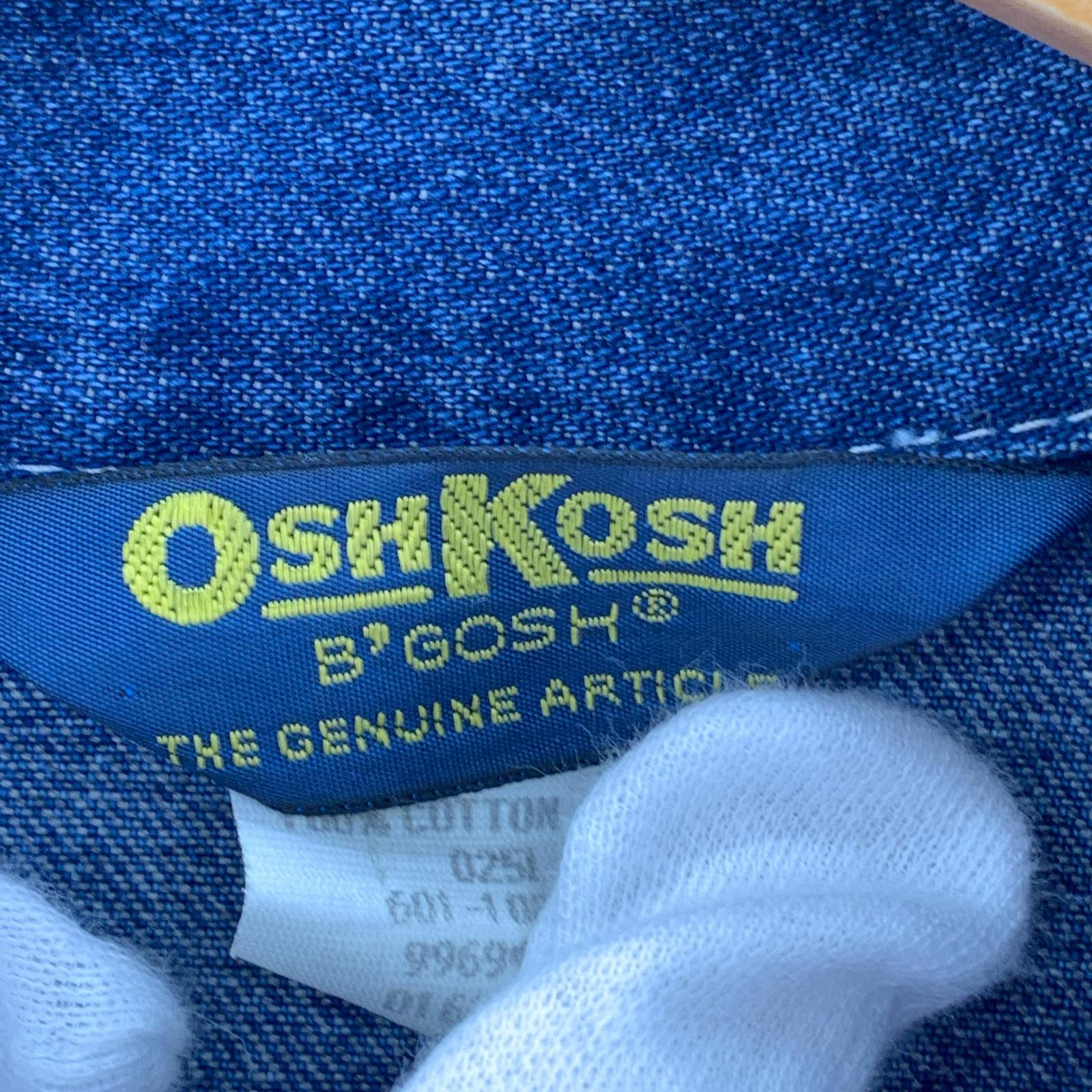 ジャケット OSHKOSH カバーオール インディゴ 38 ブルー