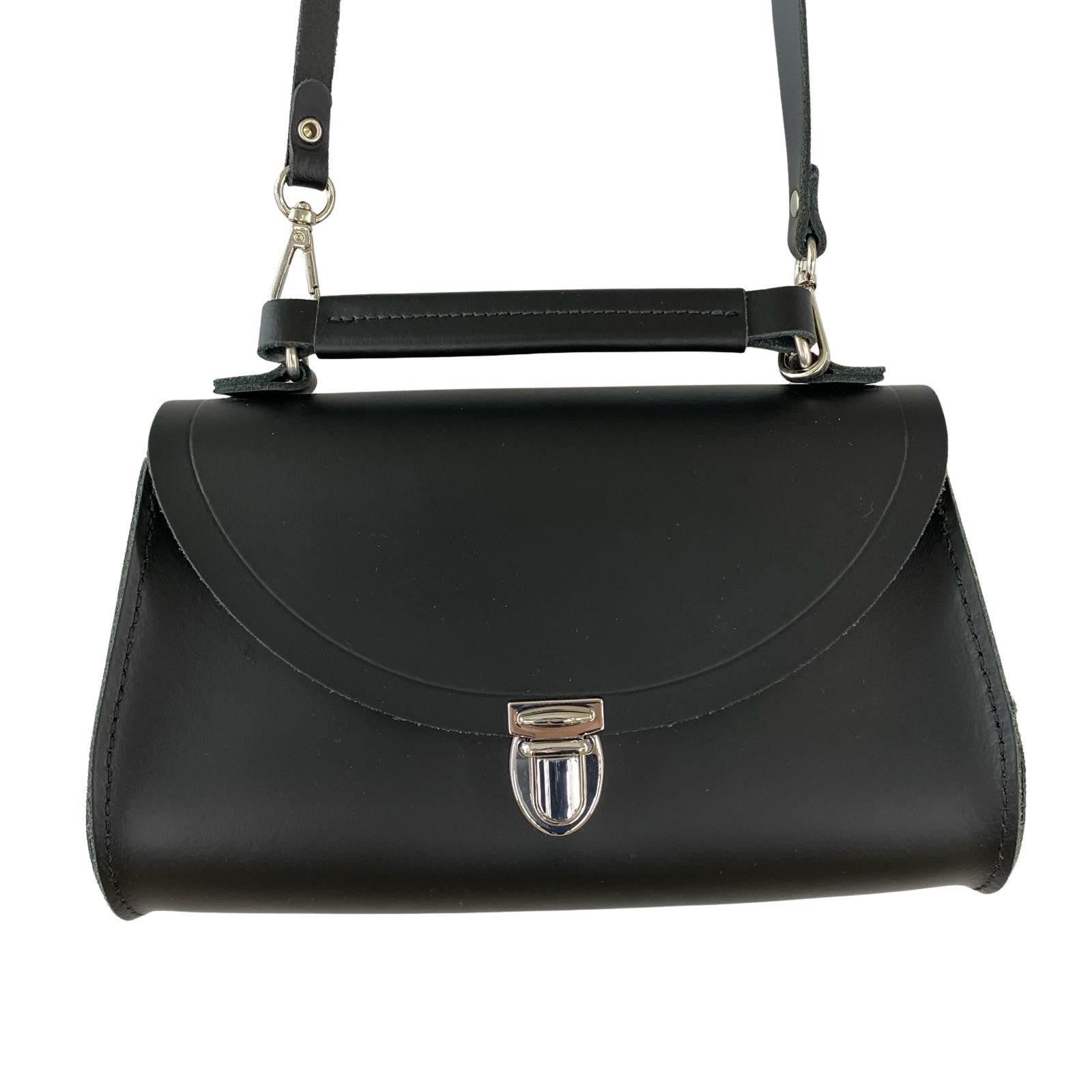 ショルダーバッグ CAMBRIDGE SATCHEL THE POPPY 黒 ブラック
