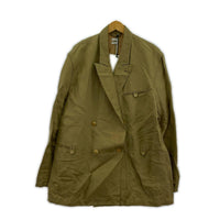 ジャケット YOKE 26SS Linen Silk Kersey Double Breasted Blezer ダブルジャケット 3 カーキ 3 カーキ