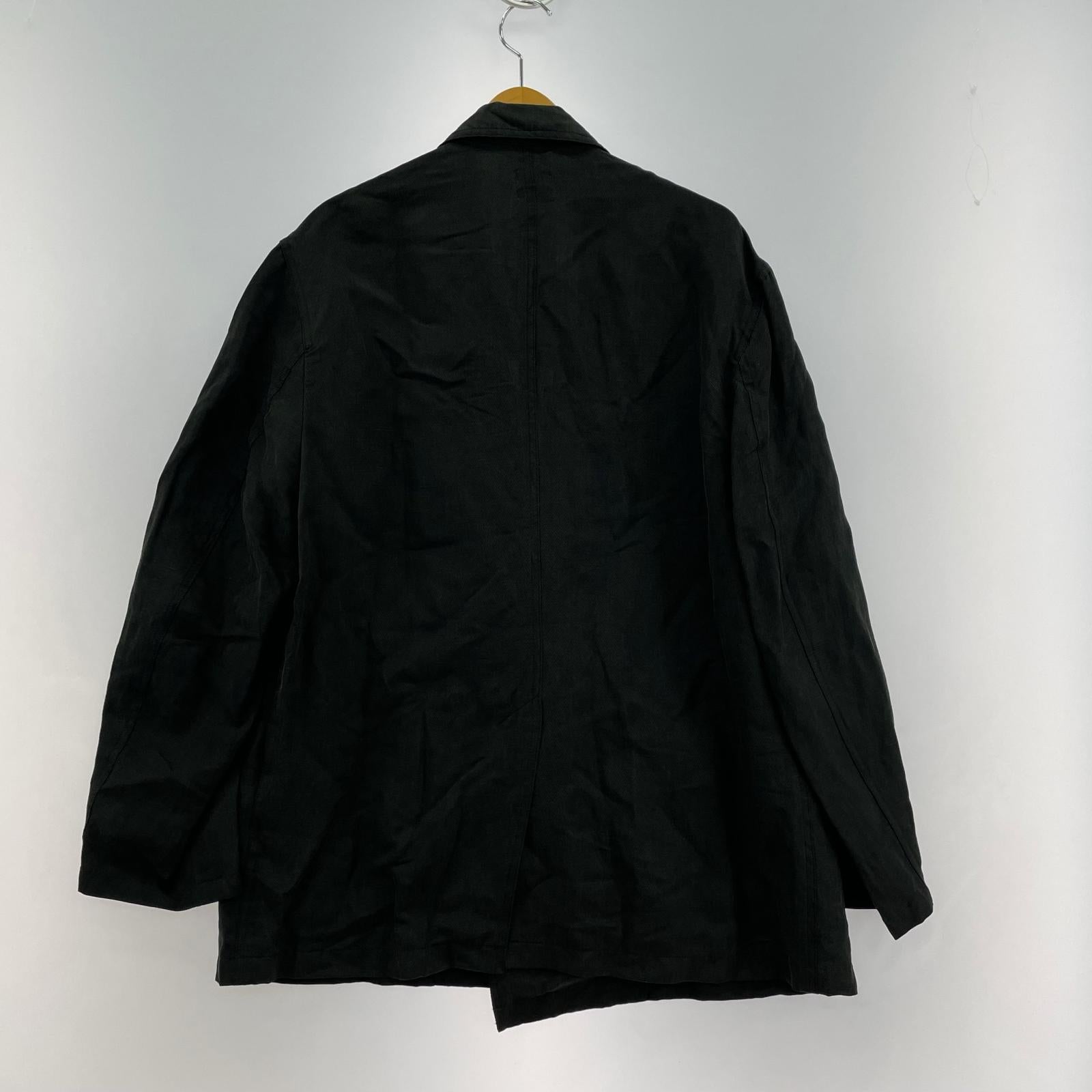 ジャケット YOKE 26SS Linen Silk Kersey Double Breasted Blezer ダブルジャケット 3 ブラック 3 ブラック