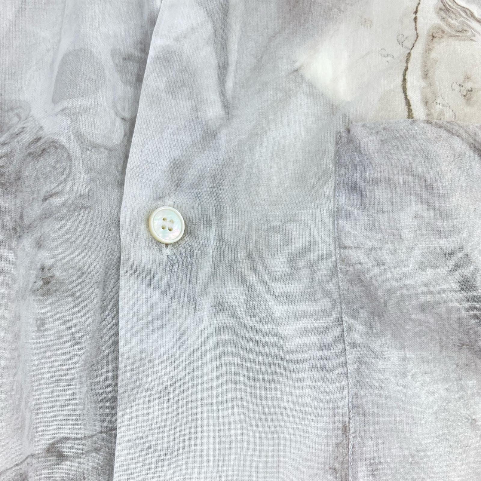 長袖シャツ seya. ETERNAL SHIRT ムラ染めシャツ 3 ホワイト系 3 ホワイト