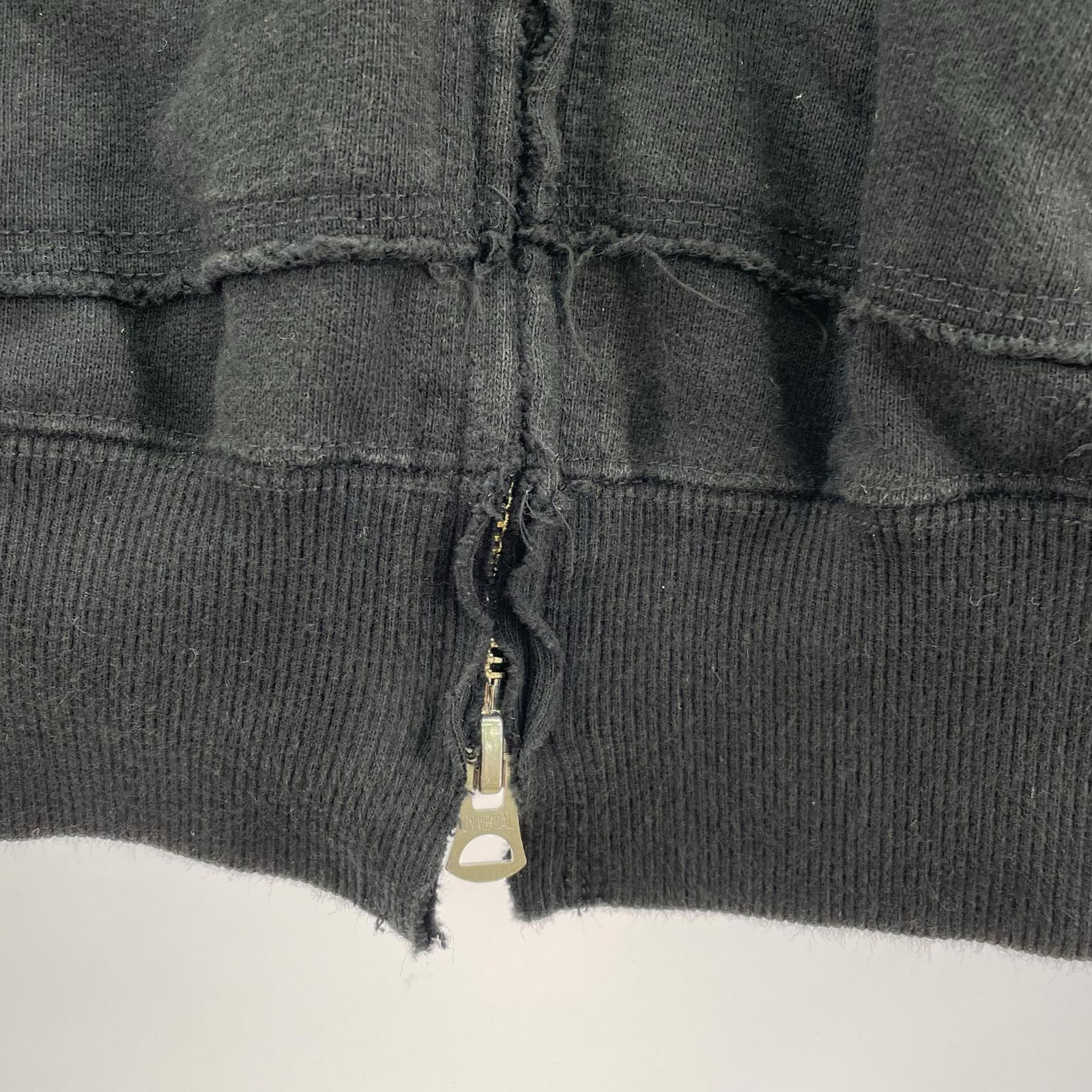 パーカー ANCELLM 25AW SWEAT HOODIE COAT ジップパーカー 1 ブラック ブラック