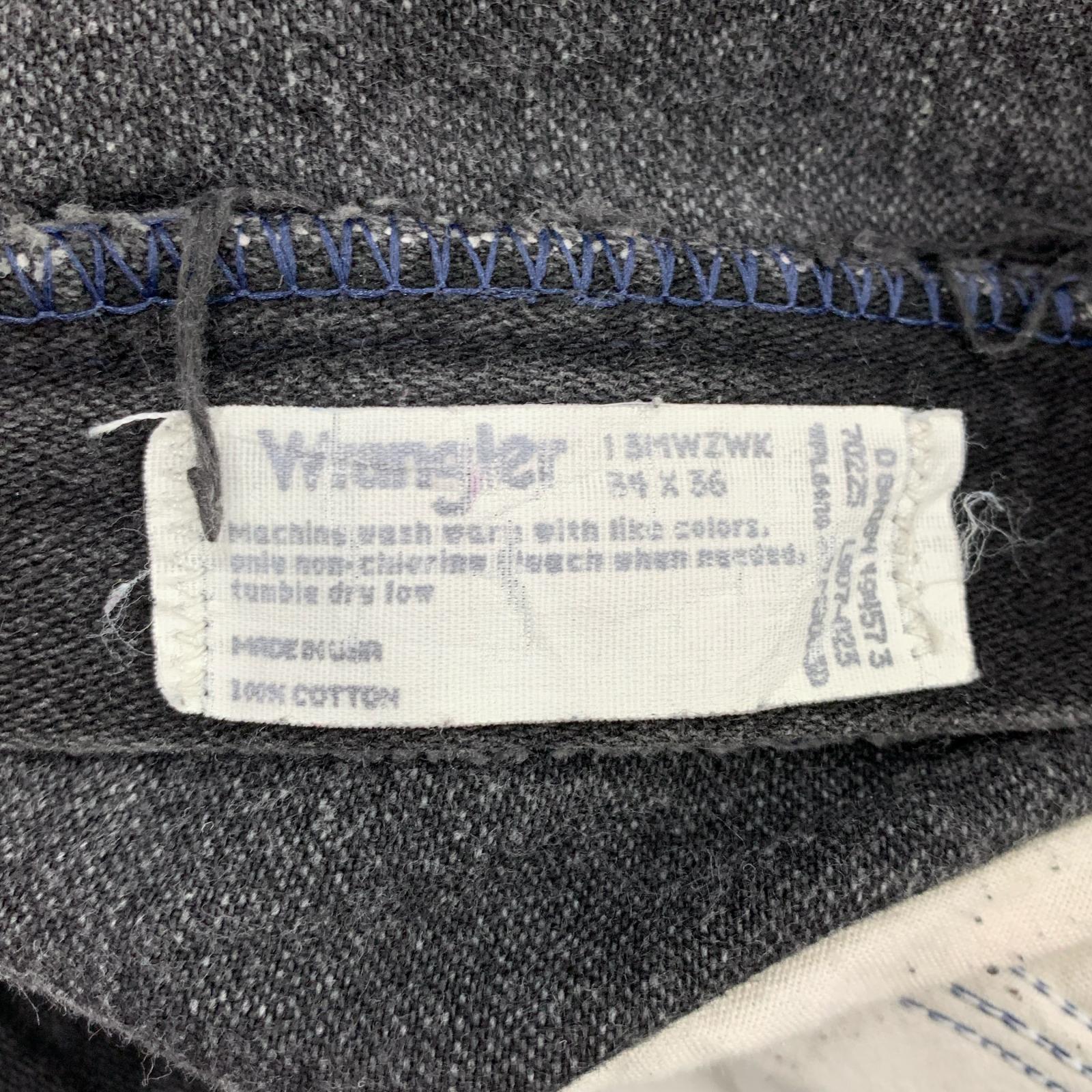 デニムパンツ WRANGLER third hand ブラック 34 ブラック