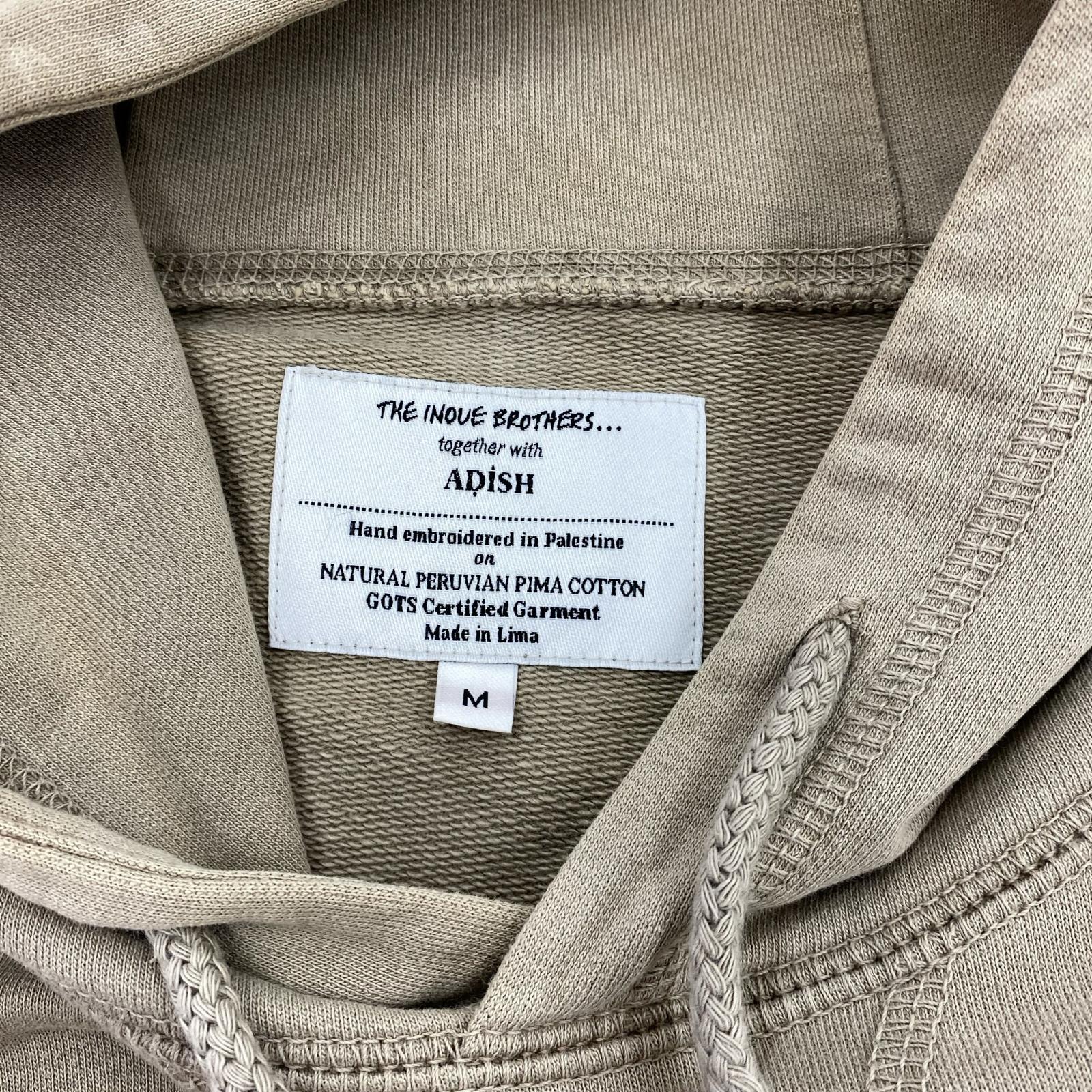 パーカー THE INOUE BROTHERS×ADISH 刺繍デザインPOパーカー M ベージュ M ベージュ