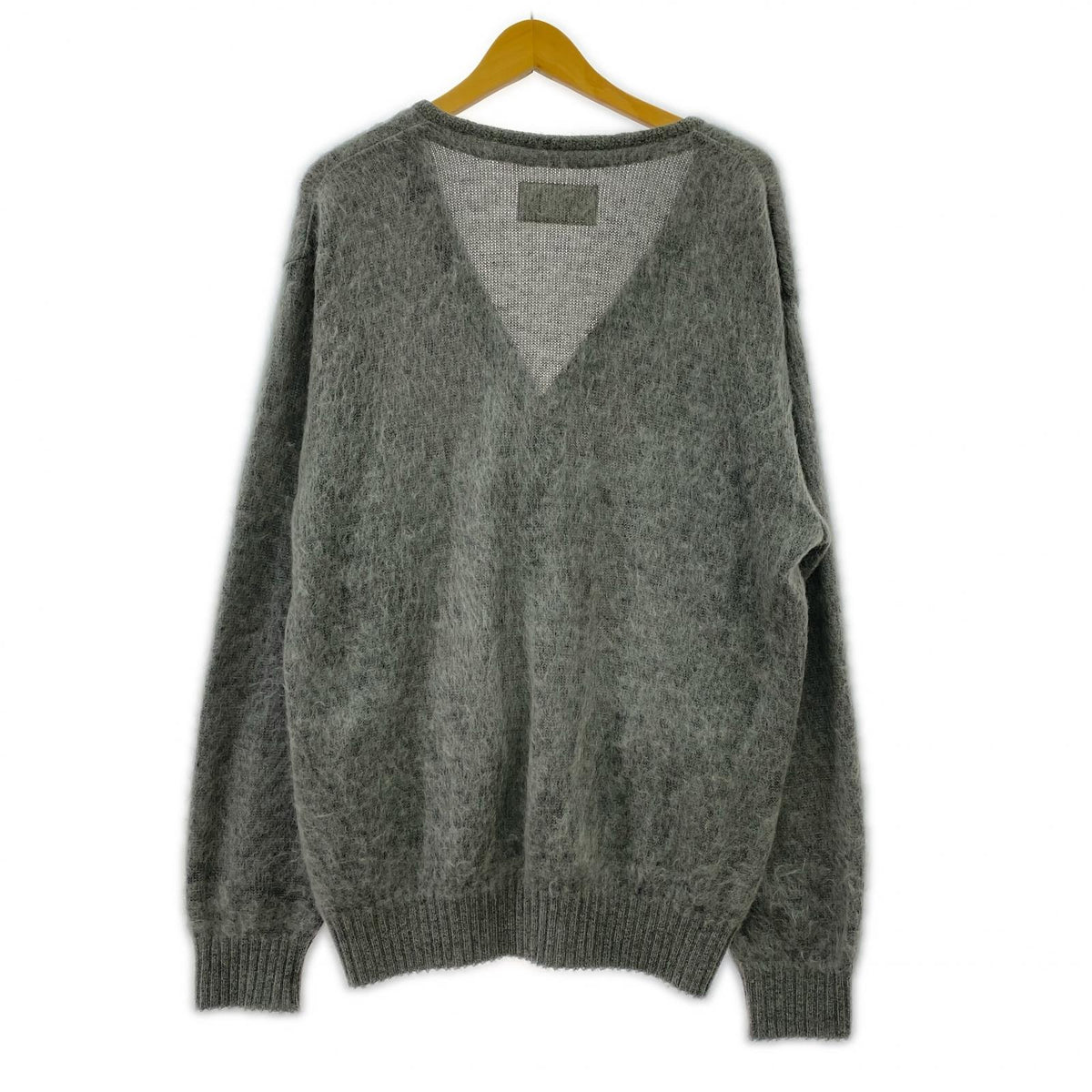 カーディガン premium mohair knit cardigan 本店限定 M グレー