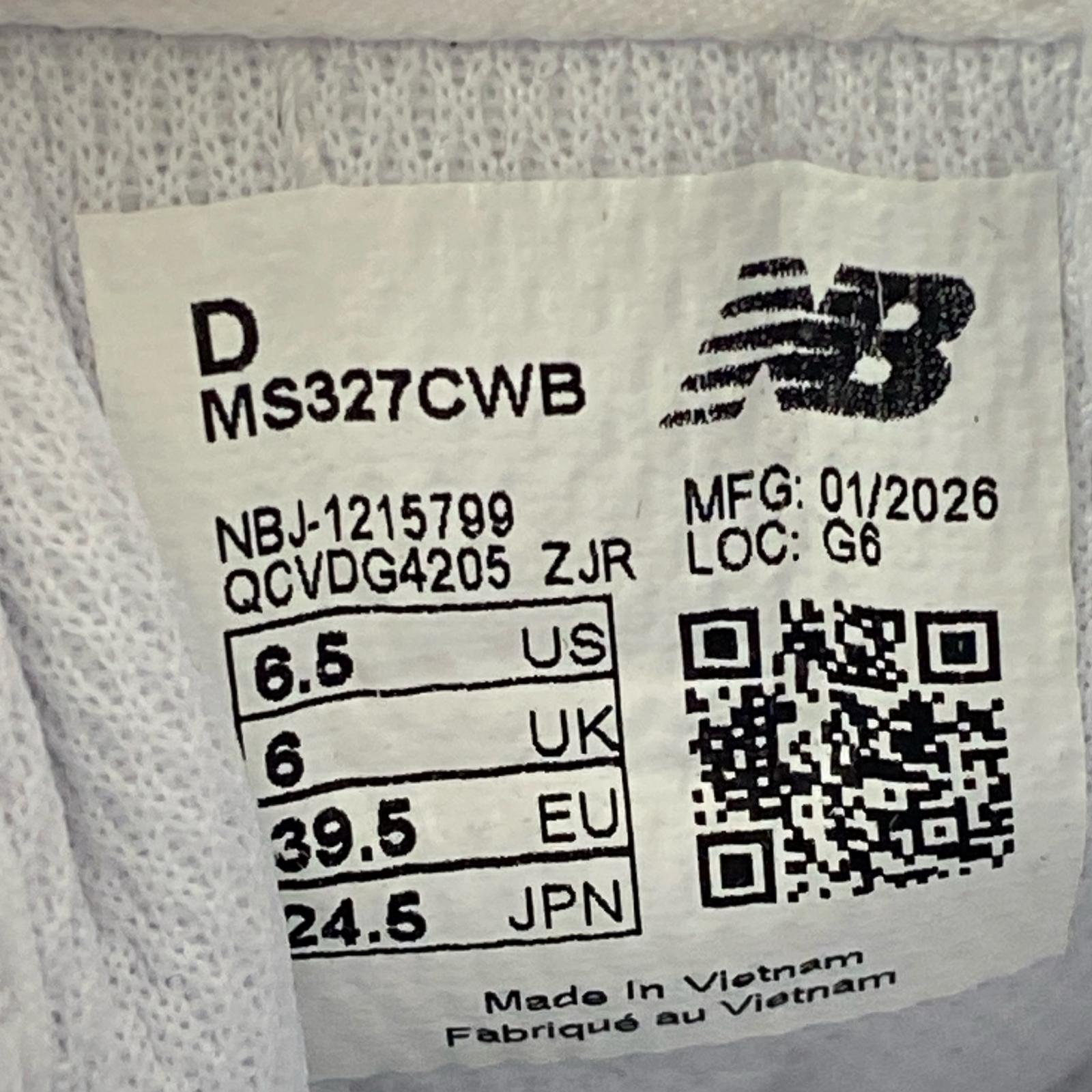 スニーカー MS327CWB 24.5cm (US6 1/2 UK6 EU39) ホワイト