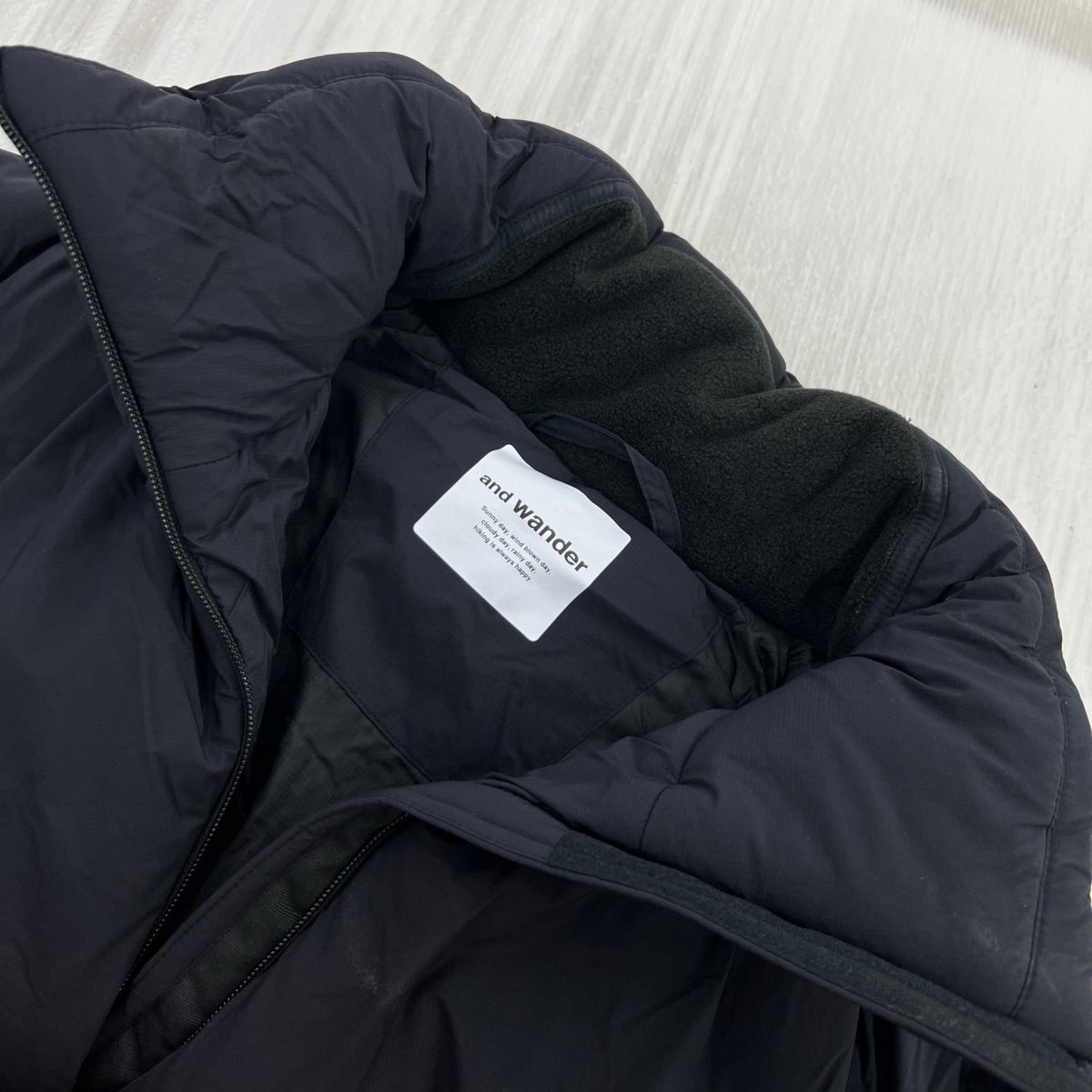 ジャケット top fleece coat ﾌﾞﾗｯｸ ブラック
