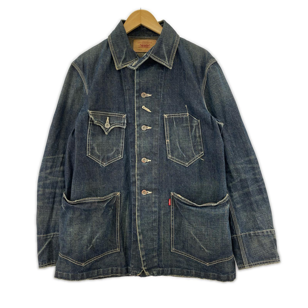 デニムジャケット 70823 カバーオール（L） L ネイビー