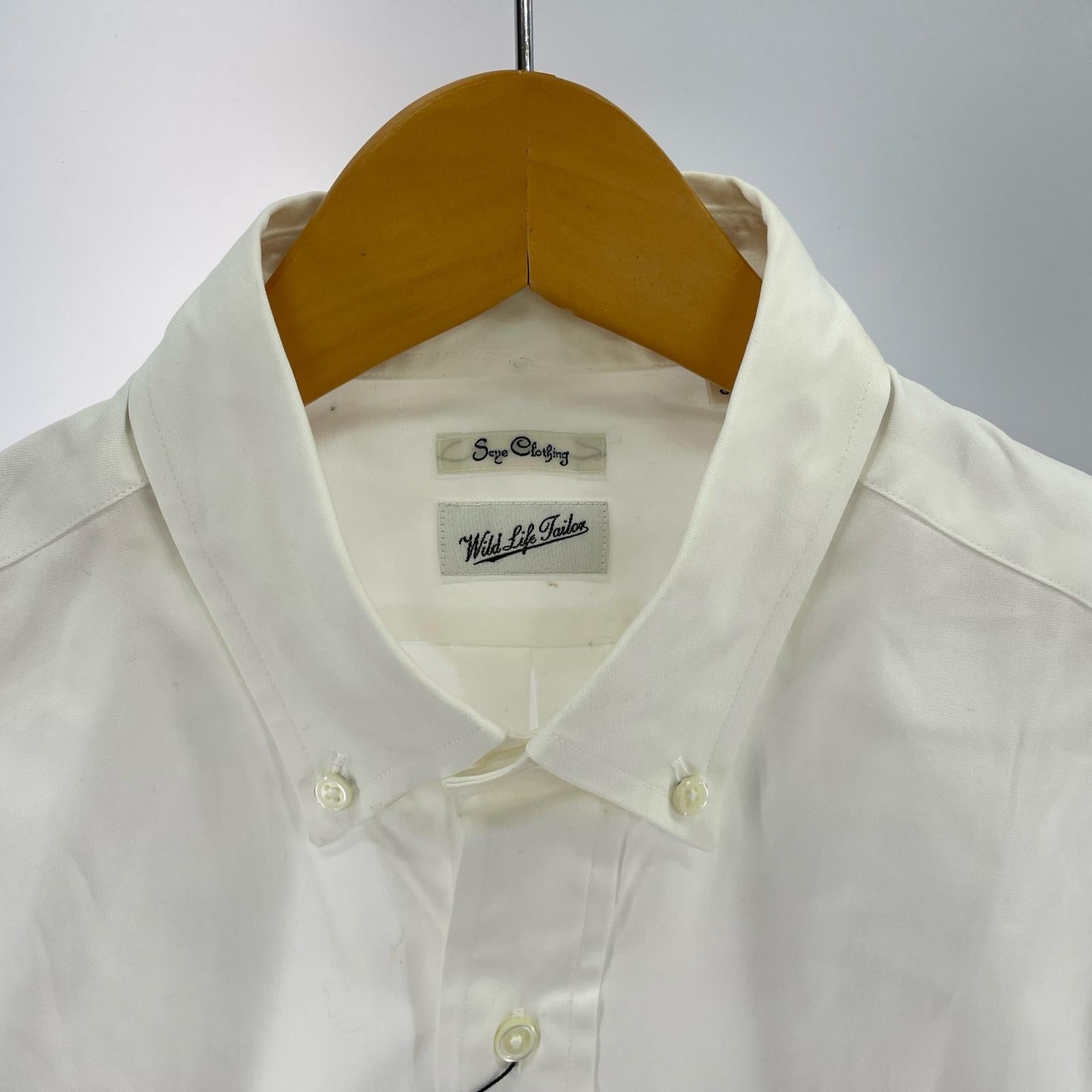 半袖シャツ WILD LIFE TAILOR/EX BD Shirt/L 38 ホワイト