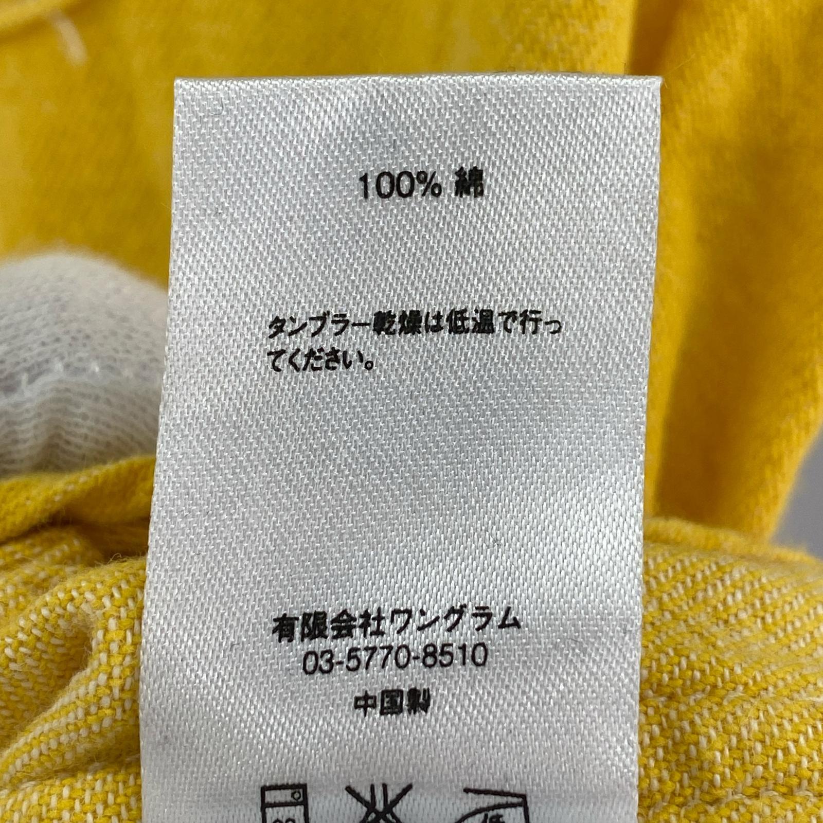 半袖シャツ 15SS/Classic Logo Denim Shirt/S/イエロー S イエロー